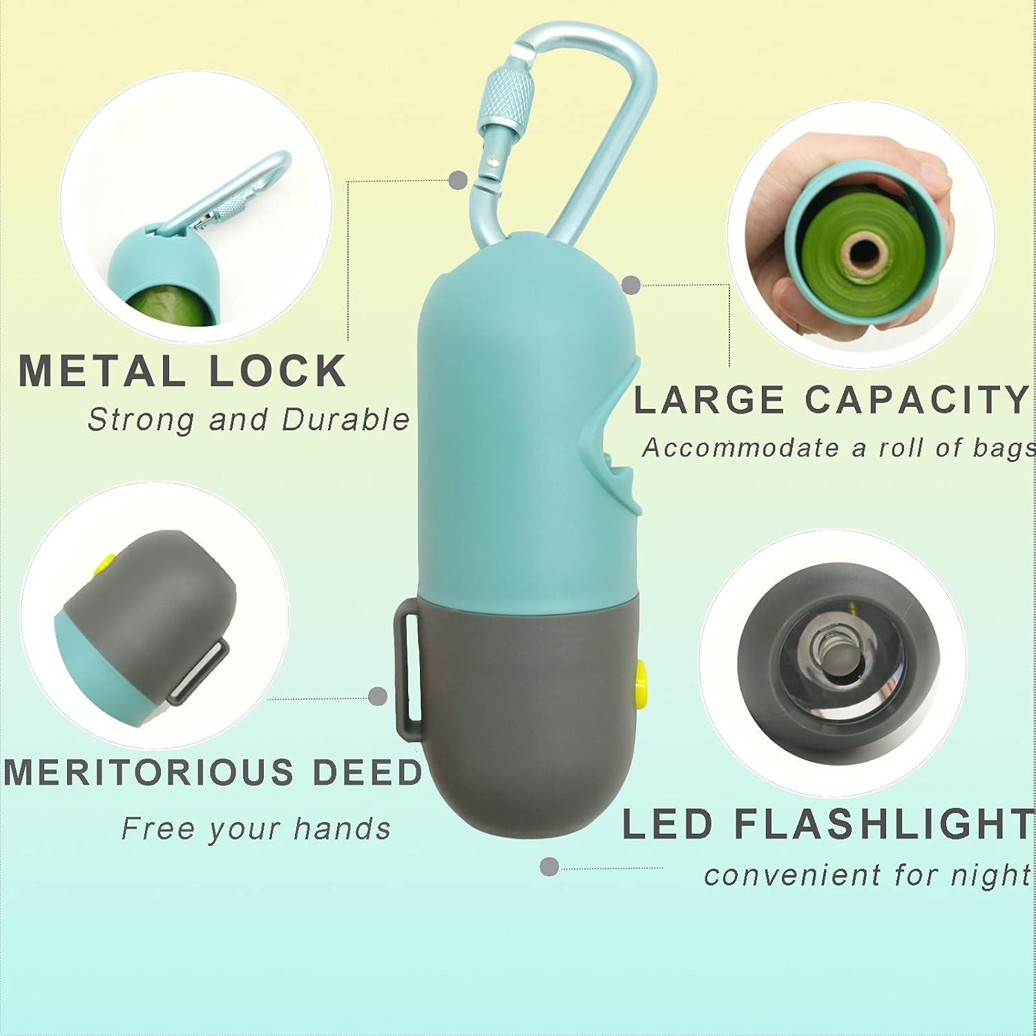 Paquete 2 Soportes para Bolsas de Excremento Morn Light Azul