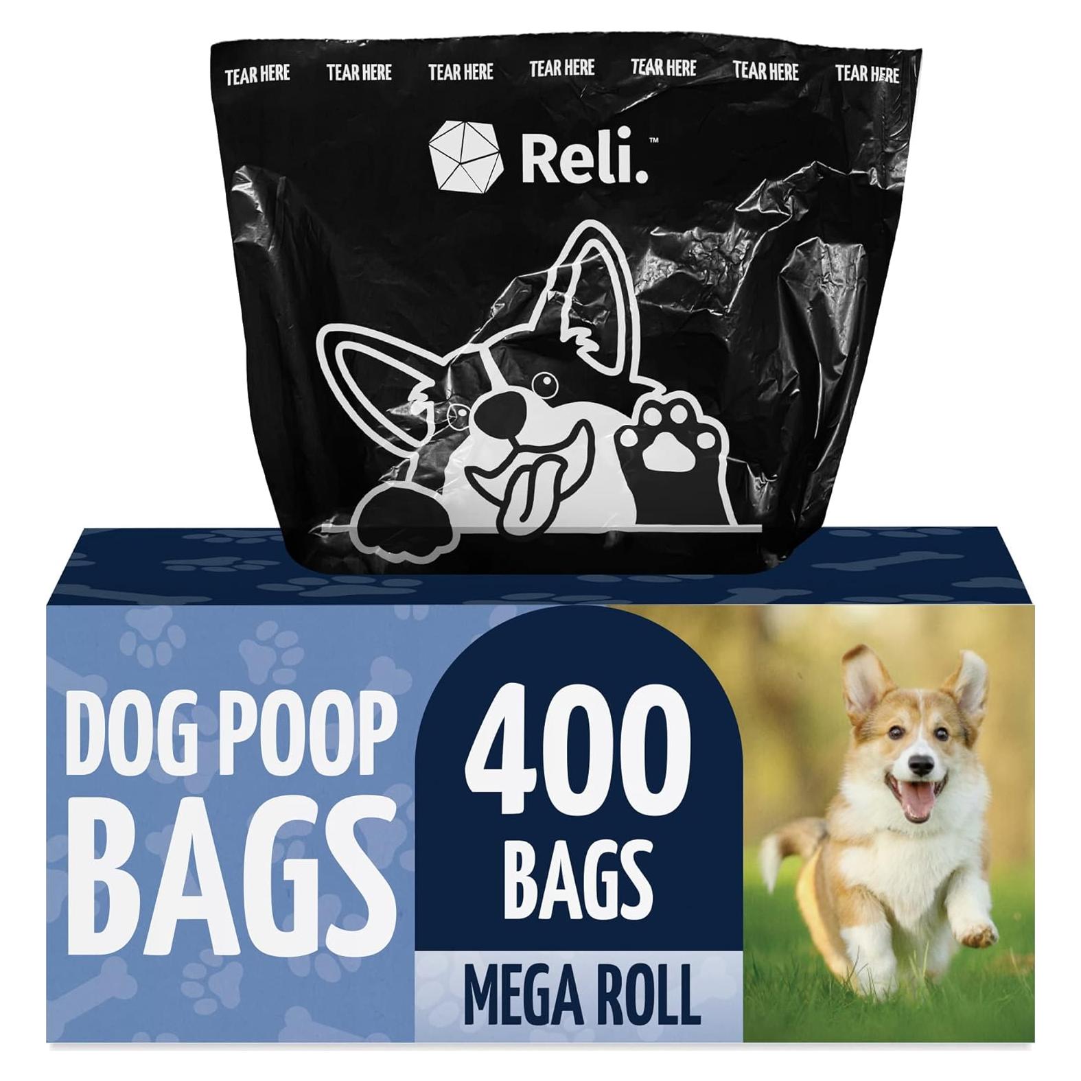 Bolsas de Excremento de Perro Reli - 400 Unidades a Prueba de Fugas