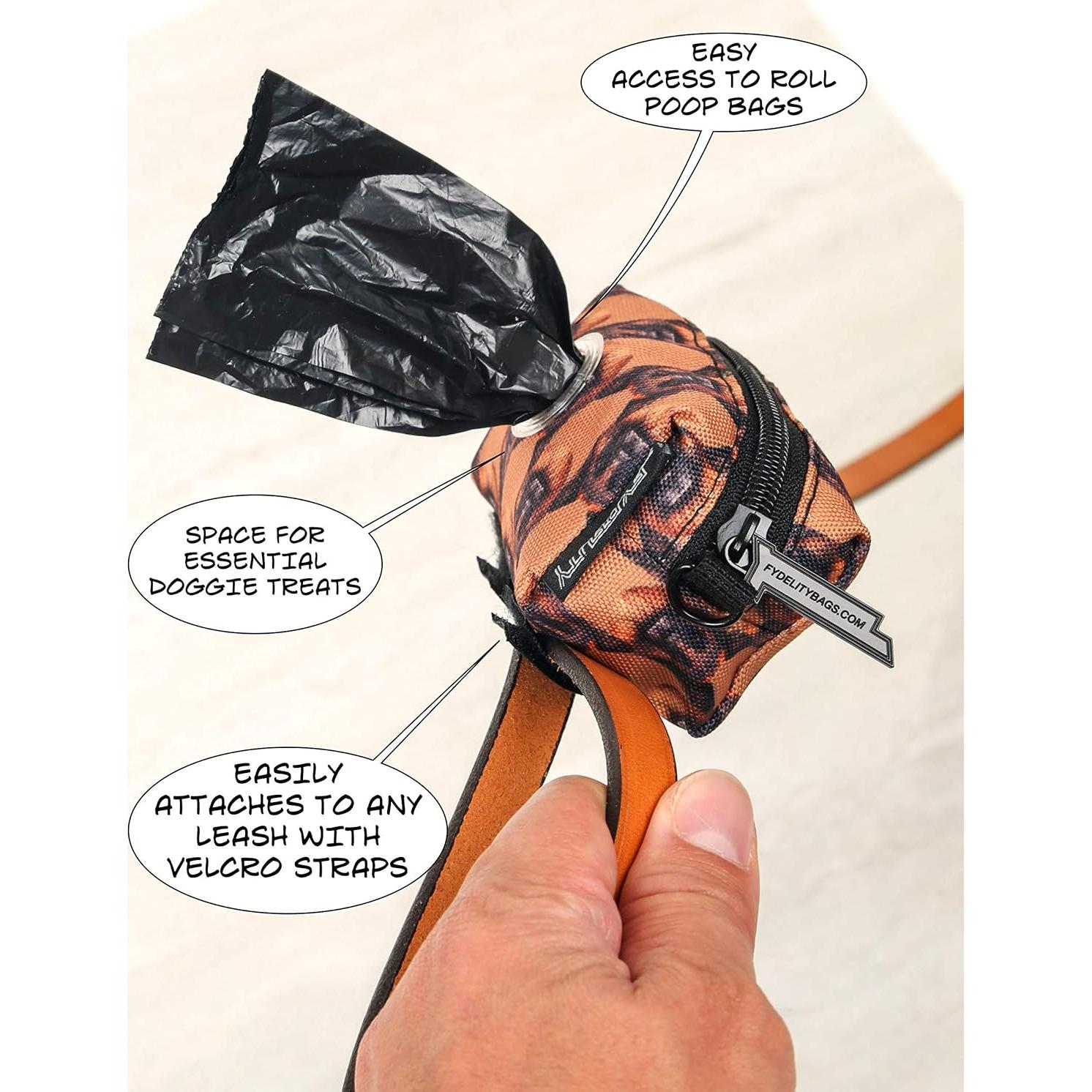 Dispensador de bolsas de caca para perros Fydelity poopyCUTE