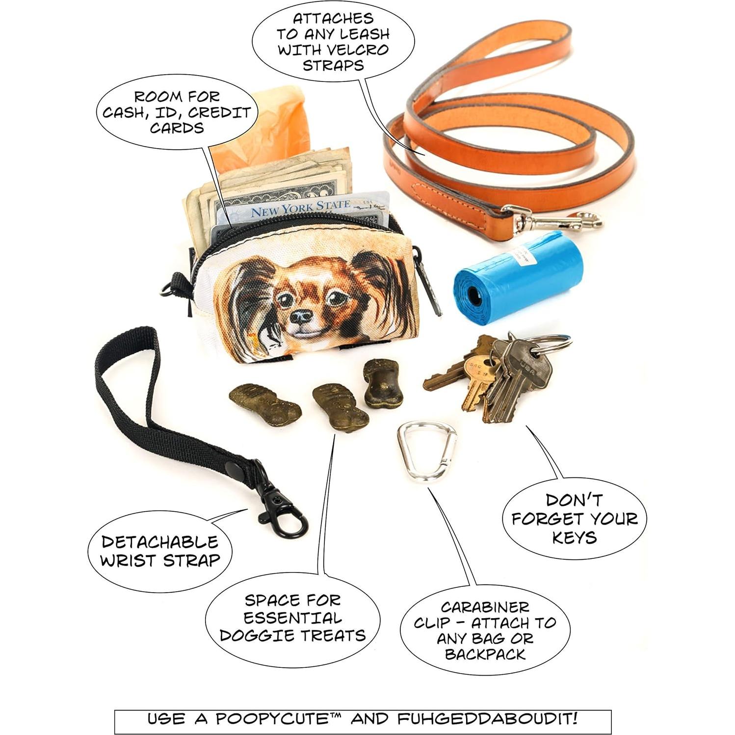 Dispensador de bolsas de caca para perros Fydelity poopyCUTE