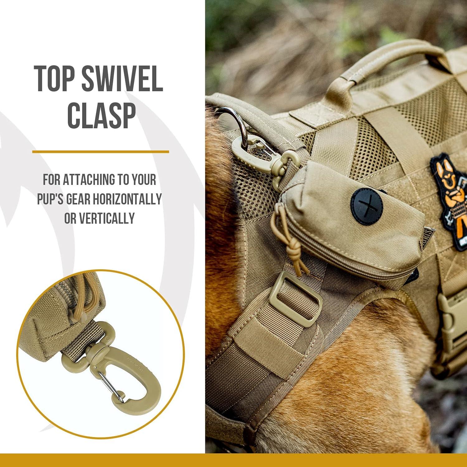 Sostenedor de Bolsas de Poop OneTigris para Perros - Marrón