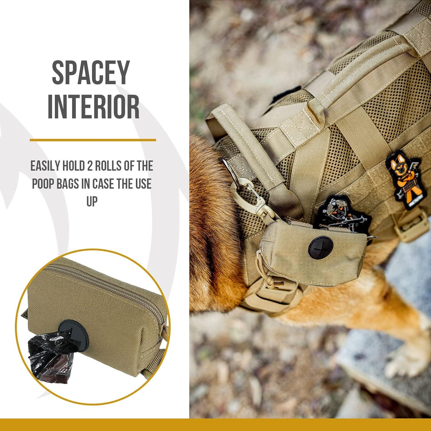 Sostenedor de Bolsas de Poop OneTigris para Perros - Marrón