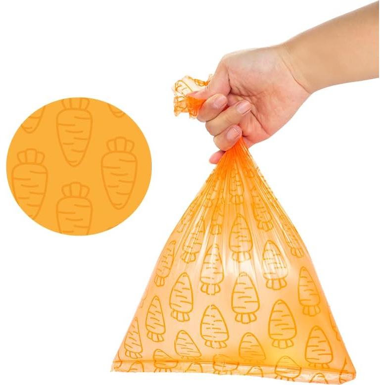 Dispensador de bolsas para desechos de perro AMOMI PET zanahoria