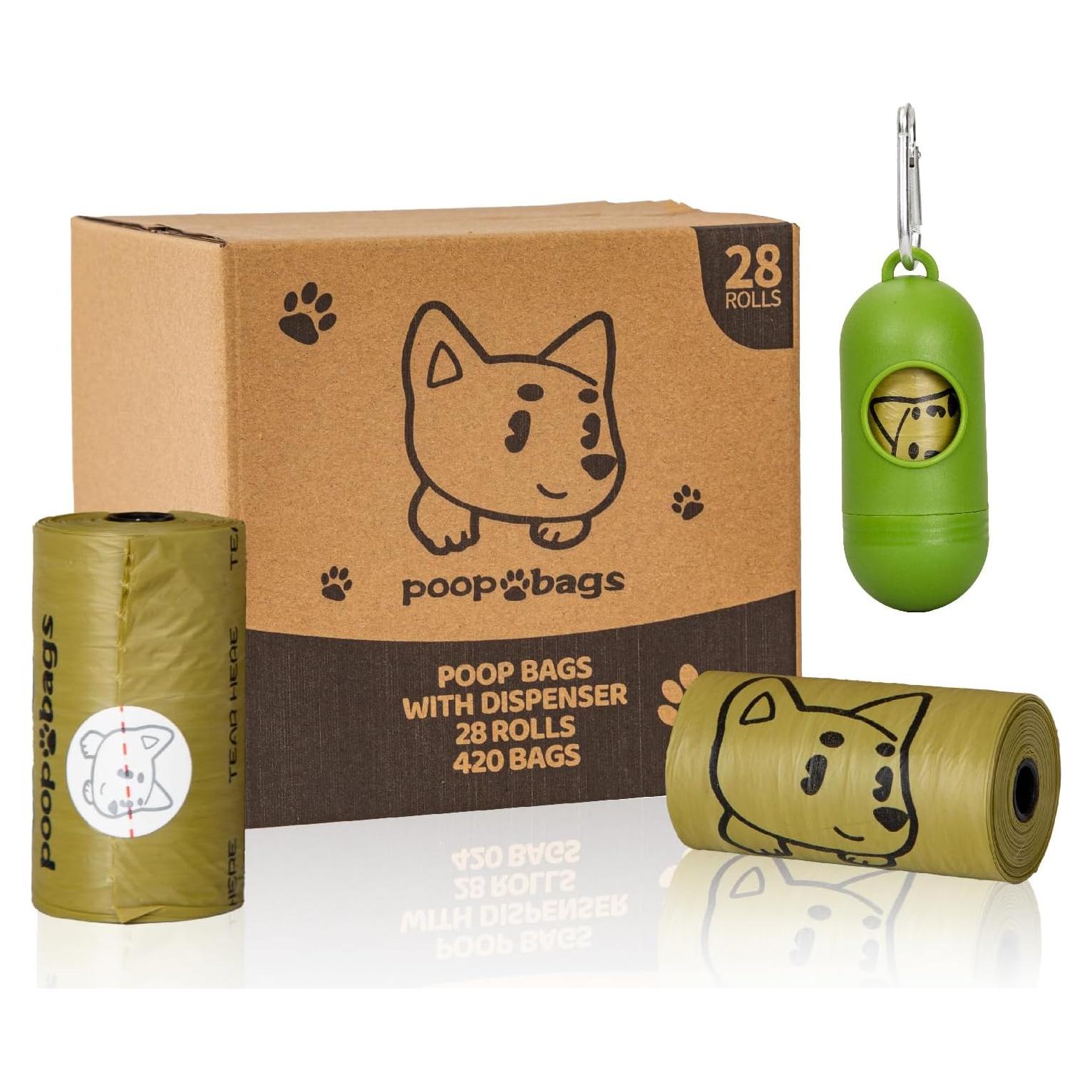 420 Bolsas de Excremento para Perros Watreeco, Extra Gruesas