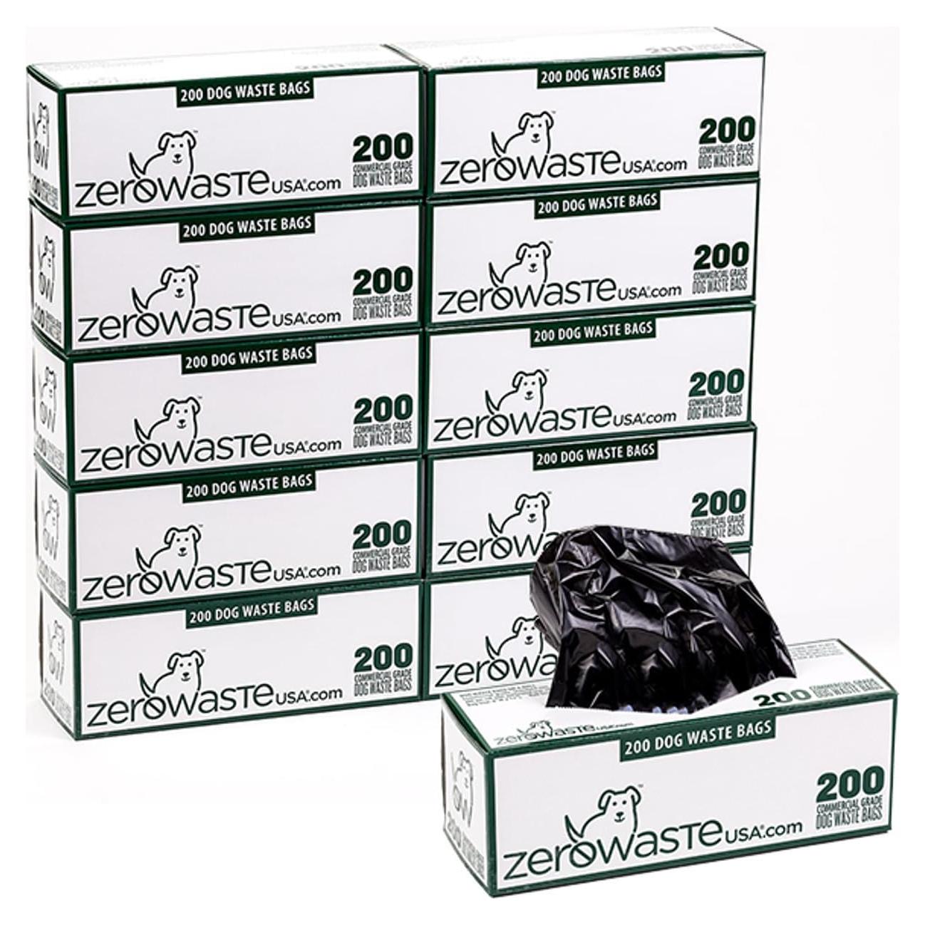 Bolsas de Recarga para Desechos de Perro Zero Waste USA - 2000 Unidades