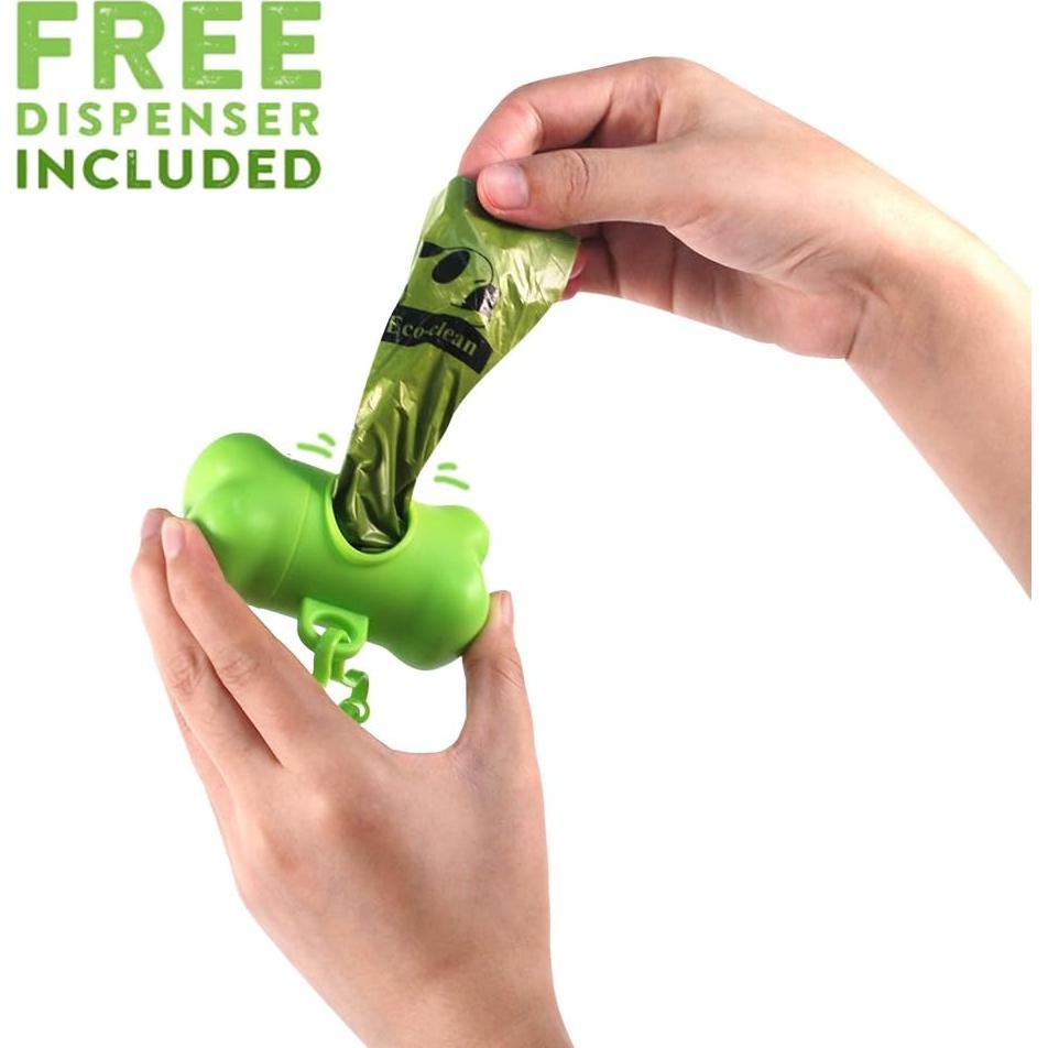 Bolsas de Poop ECO-CLEAN 540 Unidades con Dispensador