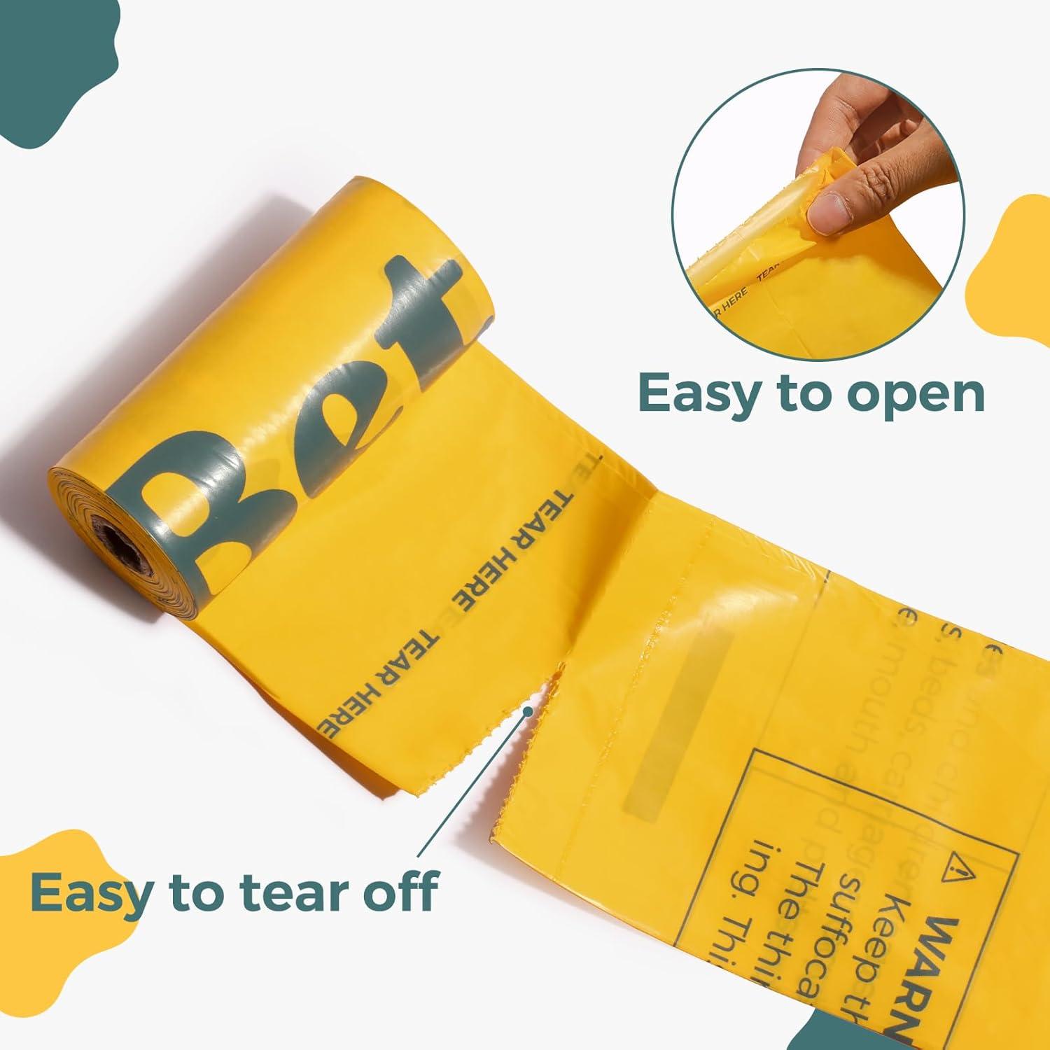 Bolsas de Excremento de Perro PAWSHOLIC Biodegradables 270 Unidades