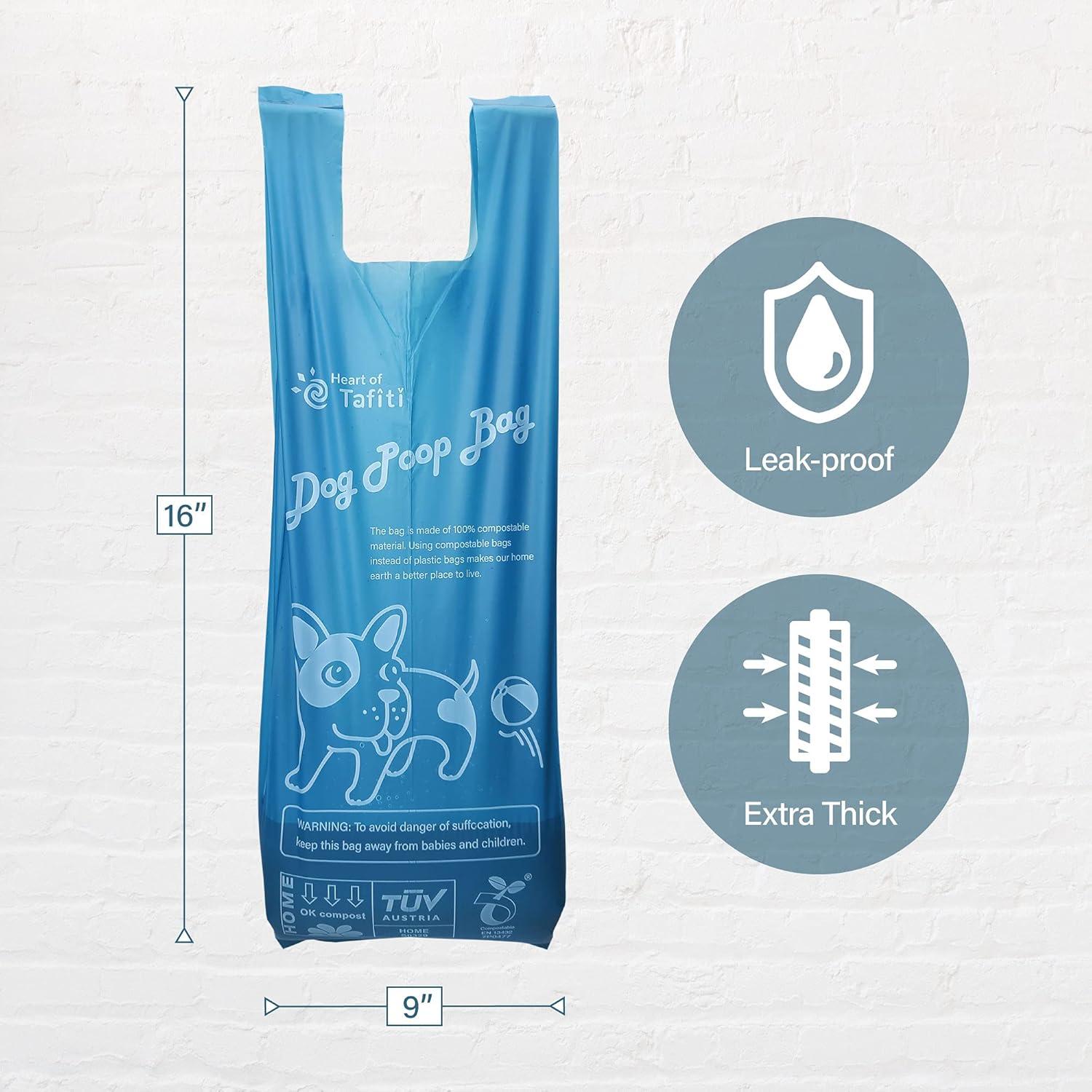 Bolsas de Excremento de Perro Corazón de Tafiti 180 Unidades Ecológicas