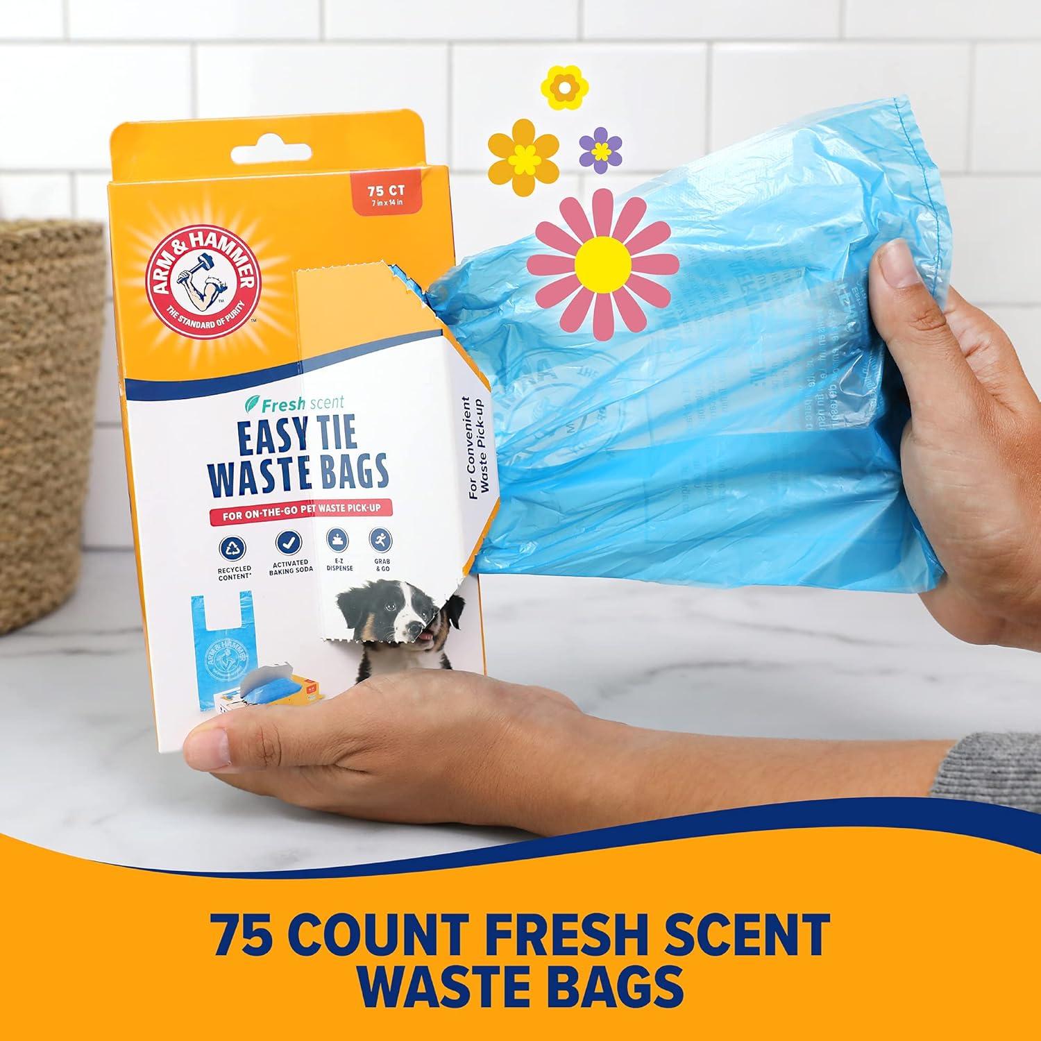 Bolsas de Basura Fáciles de Atar Arm & Hammer 75 Unidades