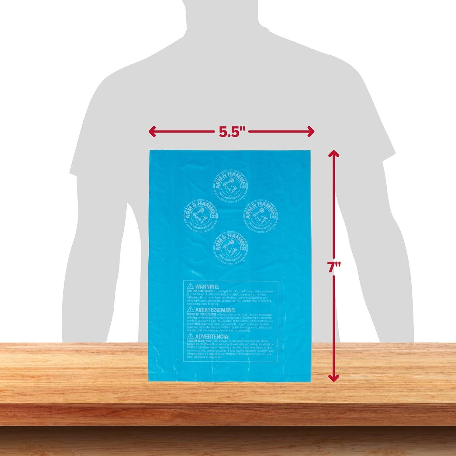 Bolsas Desechables Arm & Hammer para Excremento de Mascotas 90 Unidades