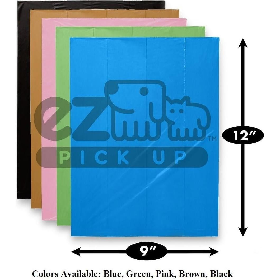 Bolsas de Desechos para Perros EZ 1000 Negras 22.86x30.48cm