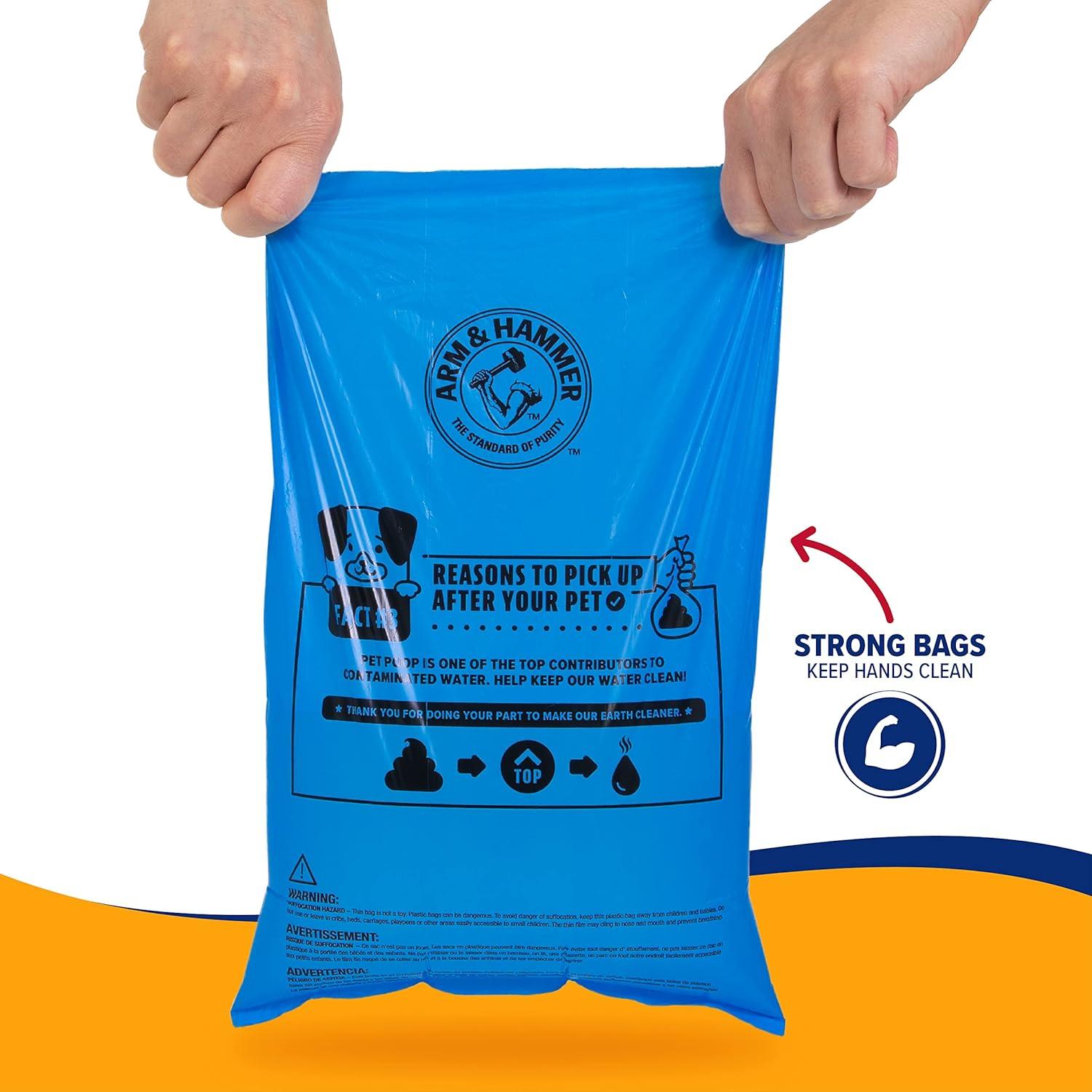 Bolsas Desechables para Excremento de Perro Arm & Hammer, 90 Unidades, Control de Olores