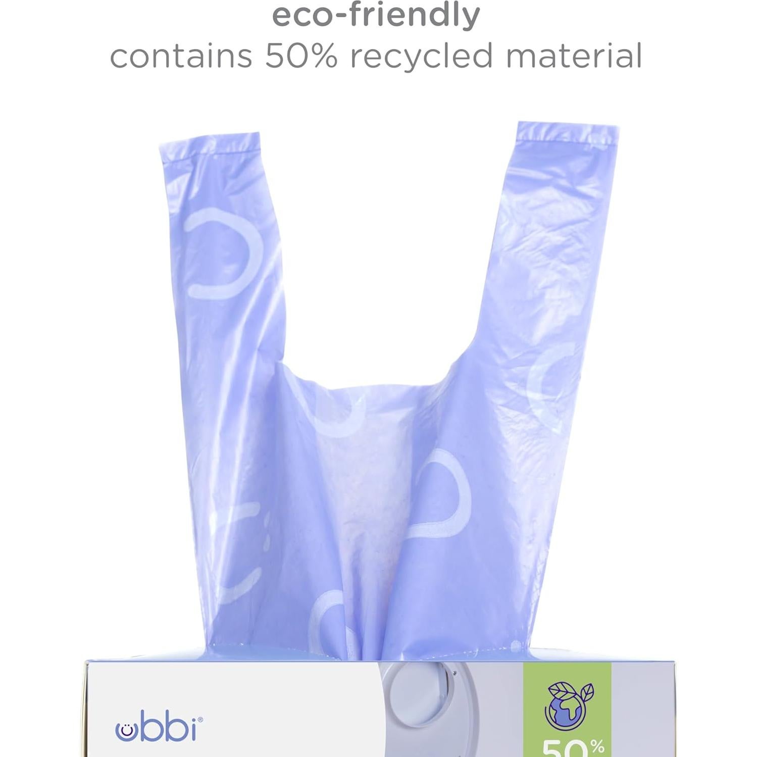 Bolsas Desechables Ubbi para Pañales 200 Unidades Lavanda