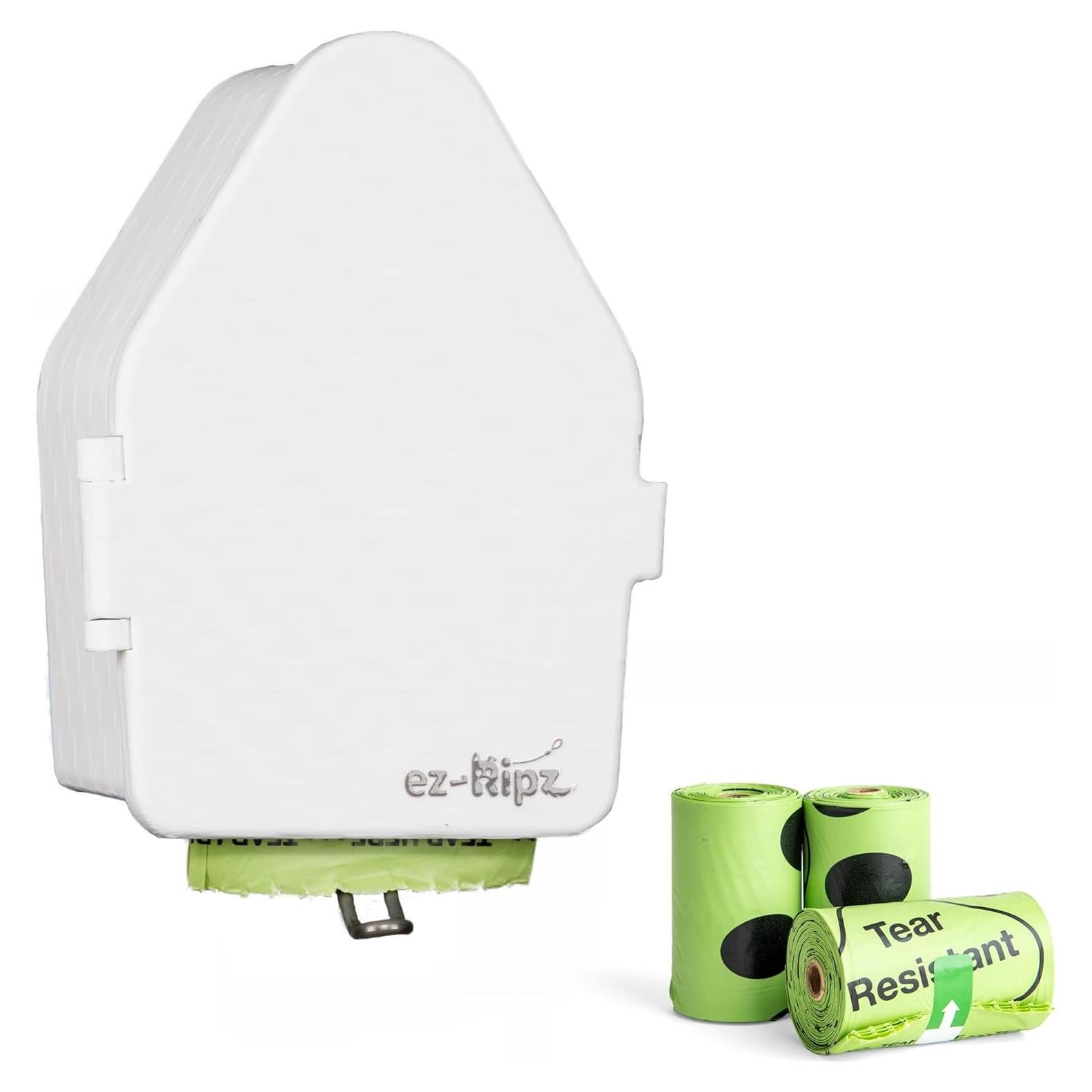 Dispensador de bolsas para excremento de perro ez-Ripz Blanco