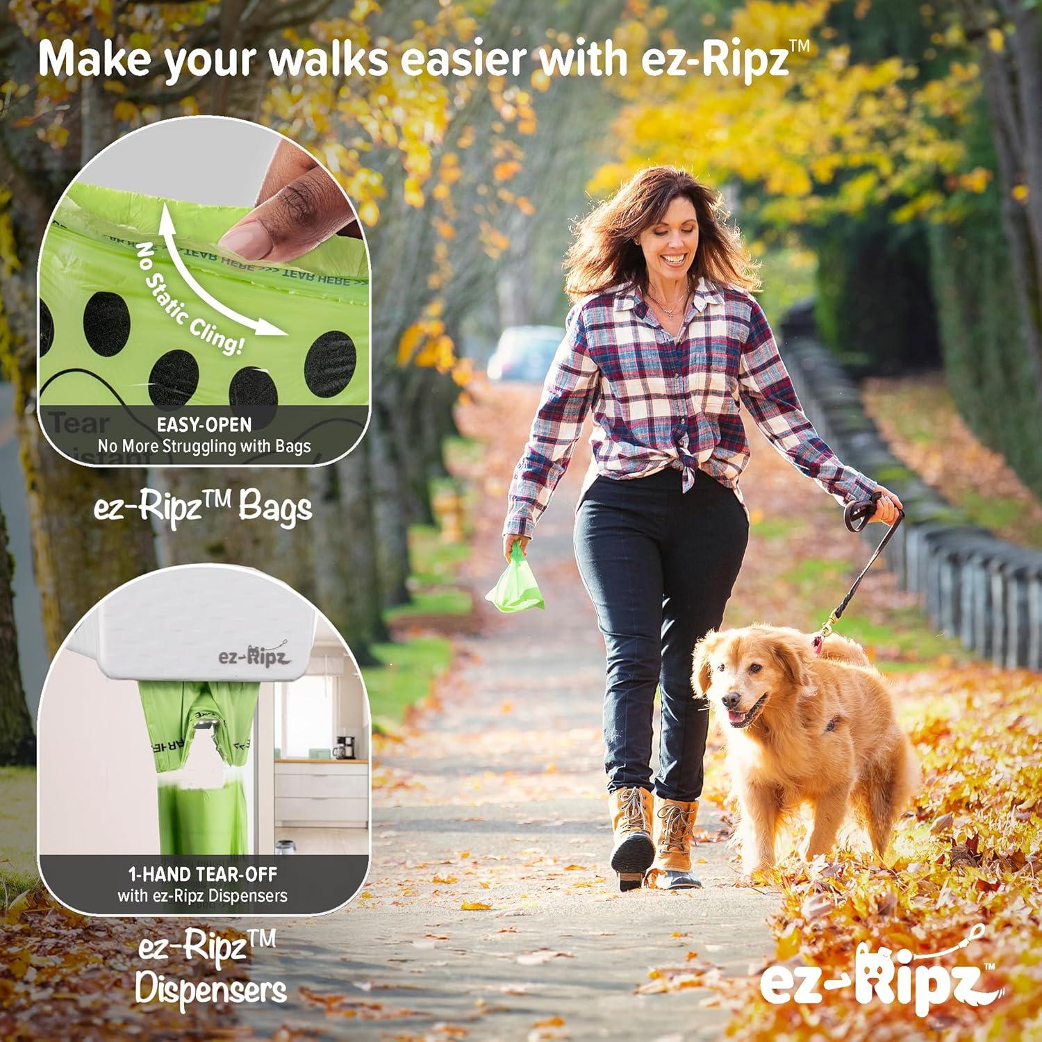 Dispensador de bolsas para excremento de perro ez-Ripz Blanco