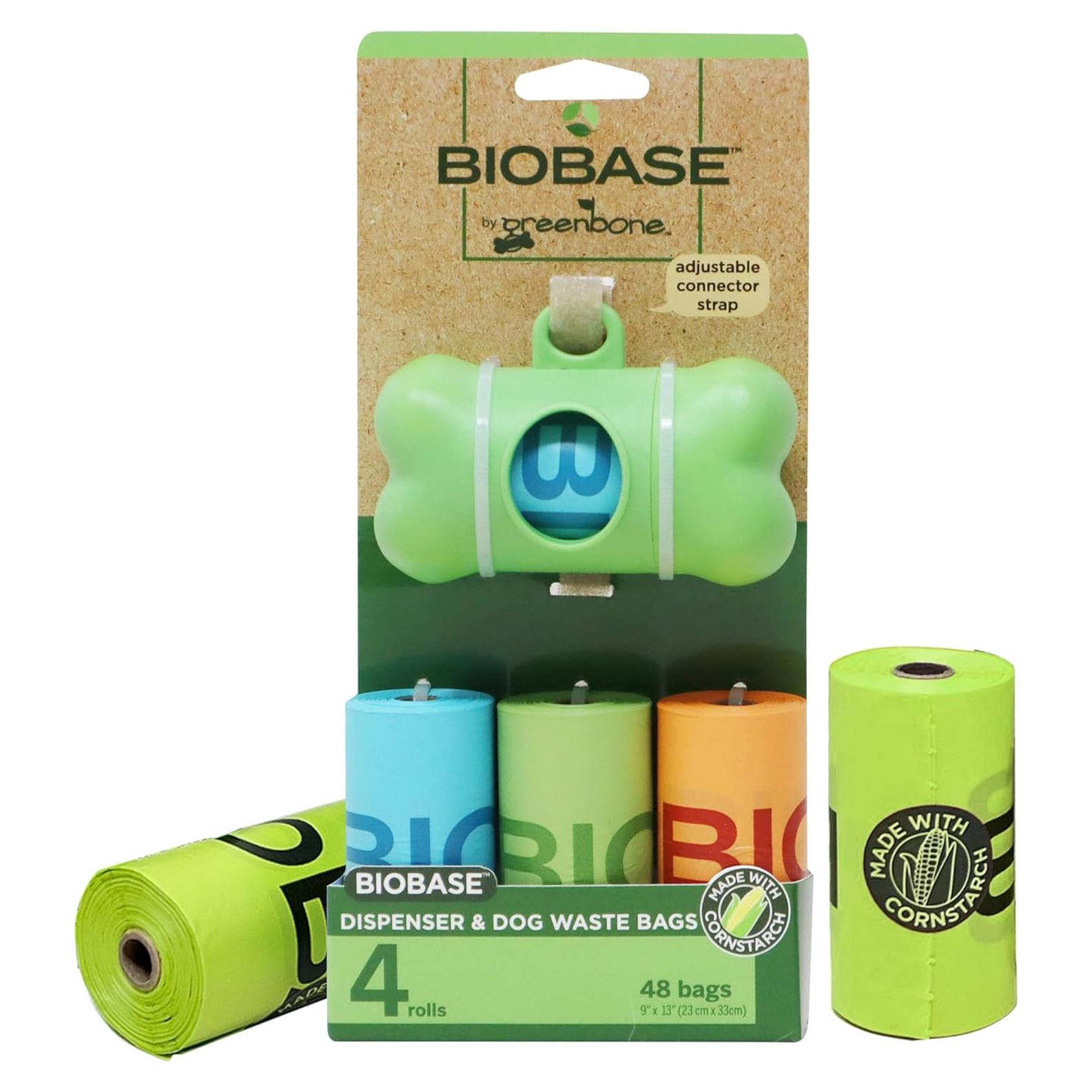 Dispensador de Bolsas de Excremento para Perros Greenbone - 48 Bolsas