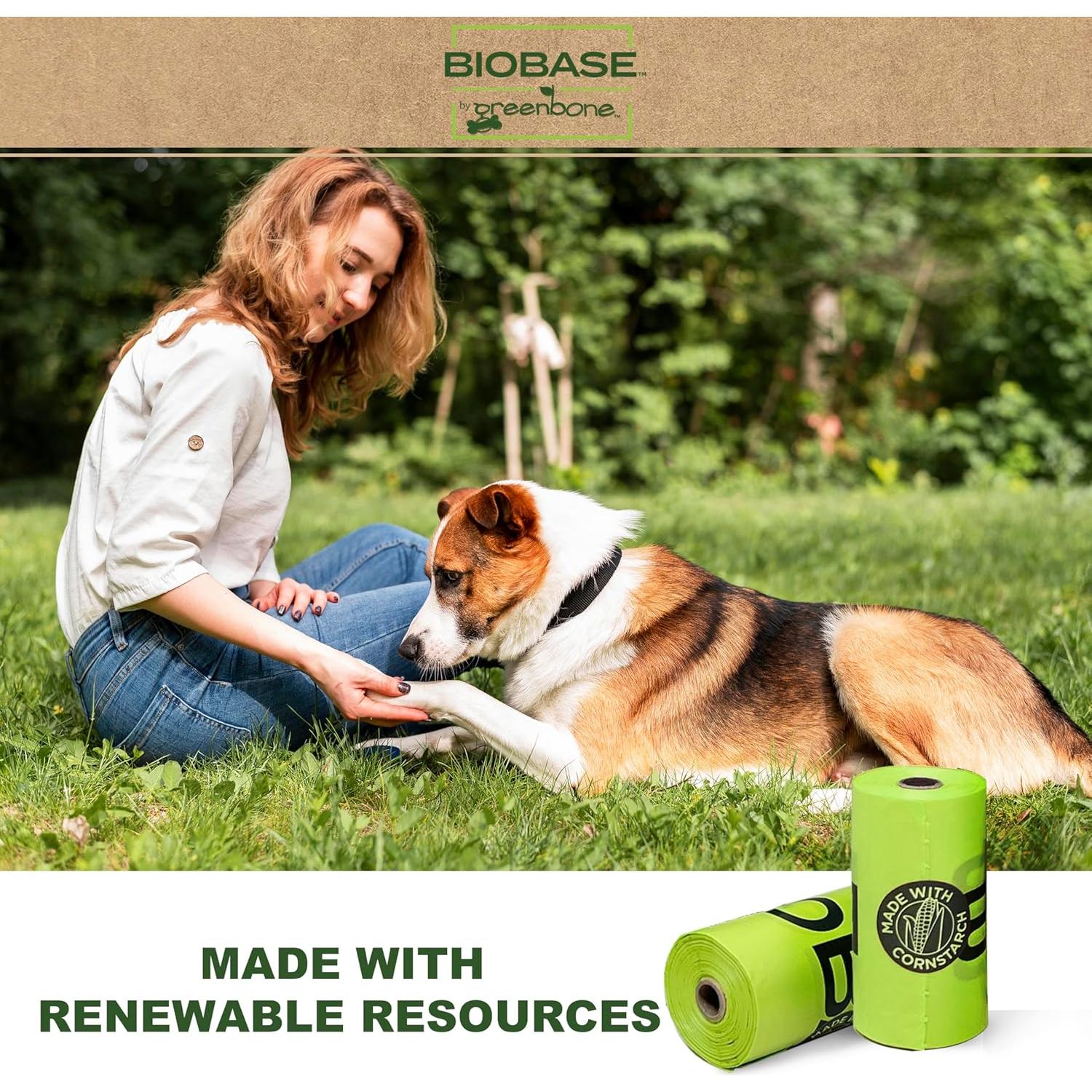 Dispensador de Bolsas de Excremento para Perros Greenbone - 48 Bolsas