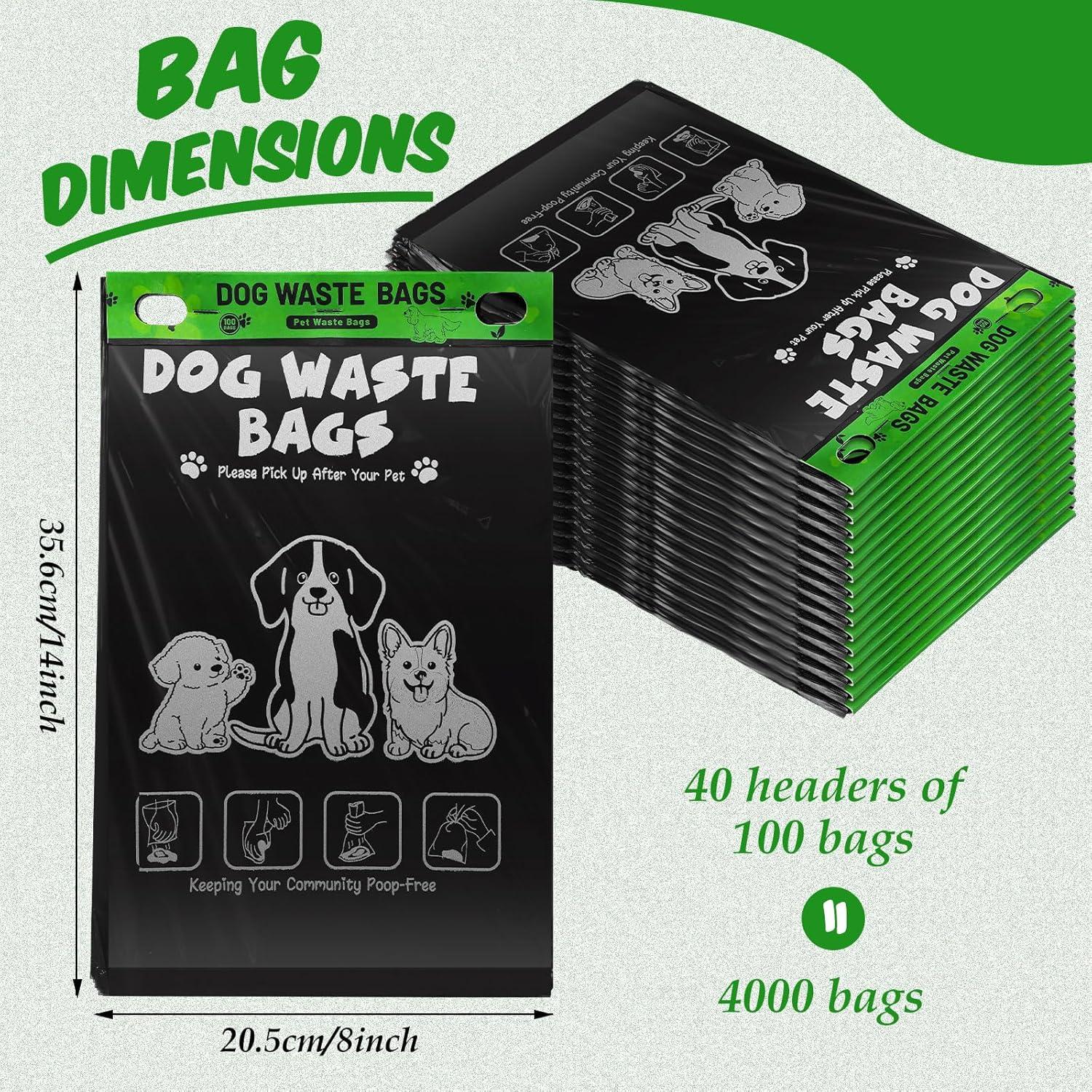Bolsas de Desechos para Mascotas Ireer 2000 Piezas HDPE