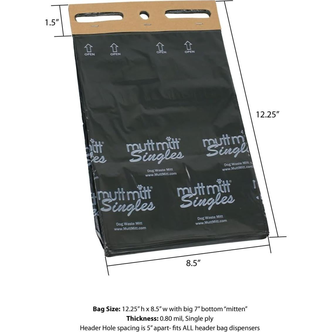 Bolsas para Desechos de Perro Mutt Mitt 1000 Unidades Gruesas