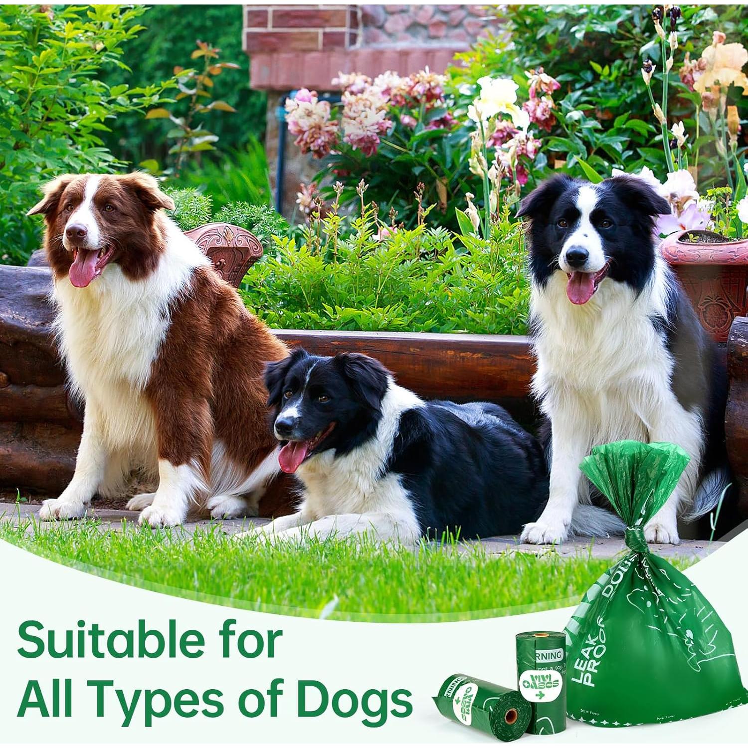 Bolsas para Perros VIVIOASES 240 Unidades Aroma Lavanda 23x33cm