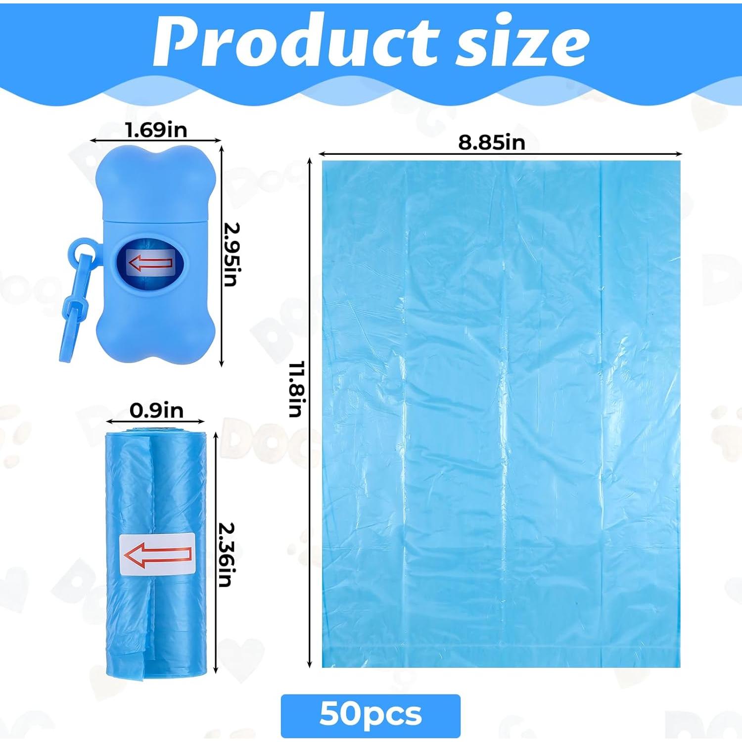 50 Soportes para Bolsas de Excremento de Perro BOHUIZ Multi Color