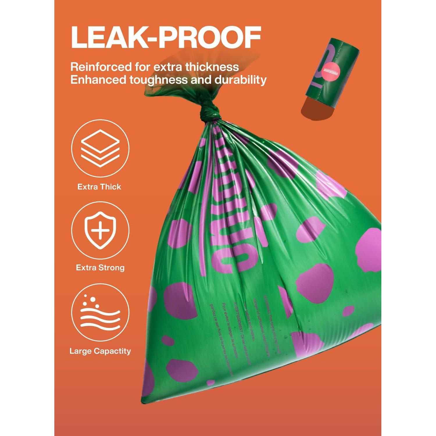 Bolsas de Excremento para Perros Maogoublue 180 Cuentas Aroma Jazmín