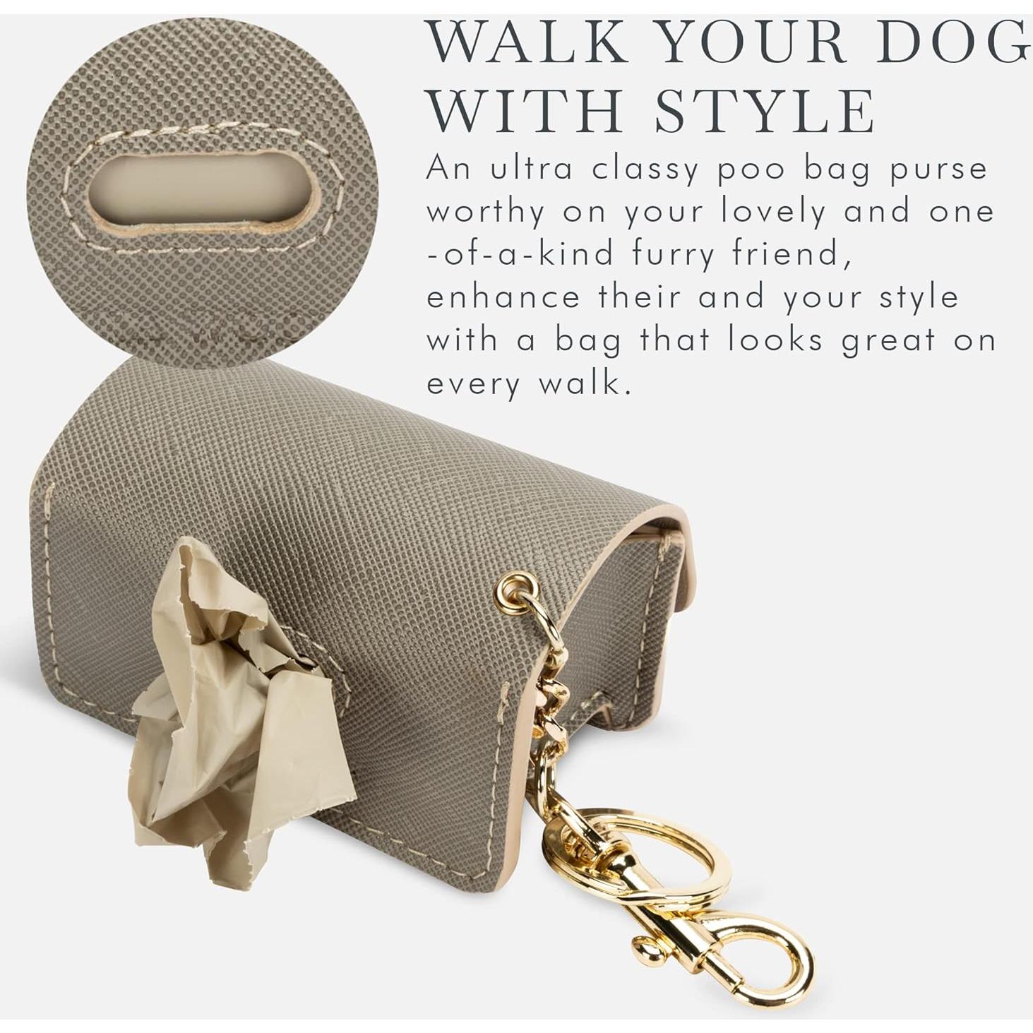 Soporte de Bolsa de Excremento Vegano Nina Woof Gris