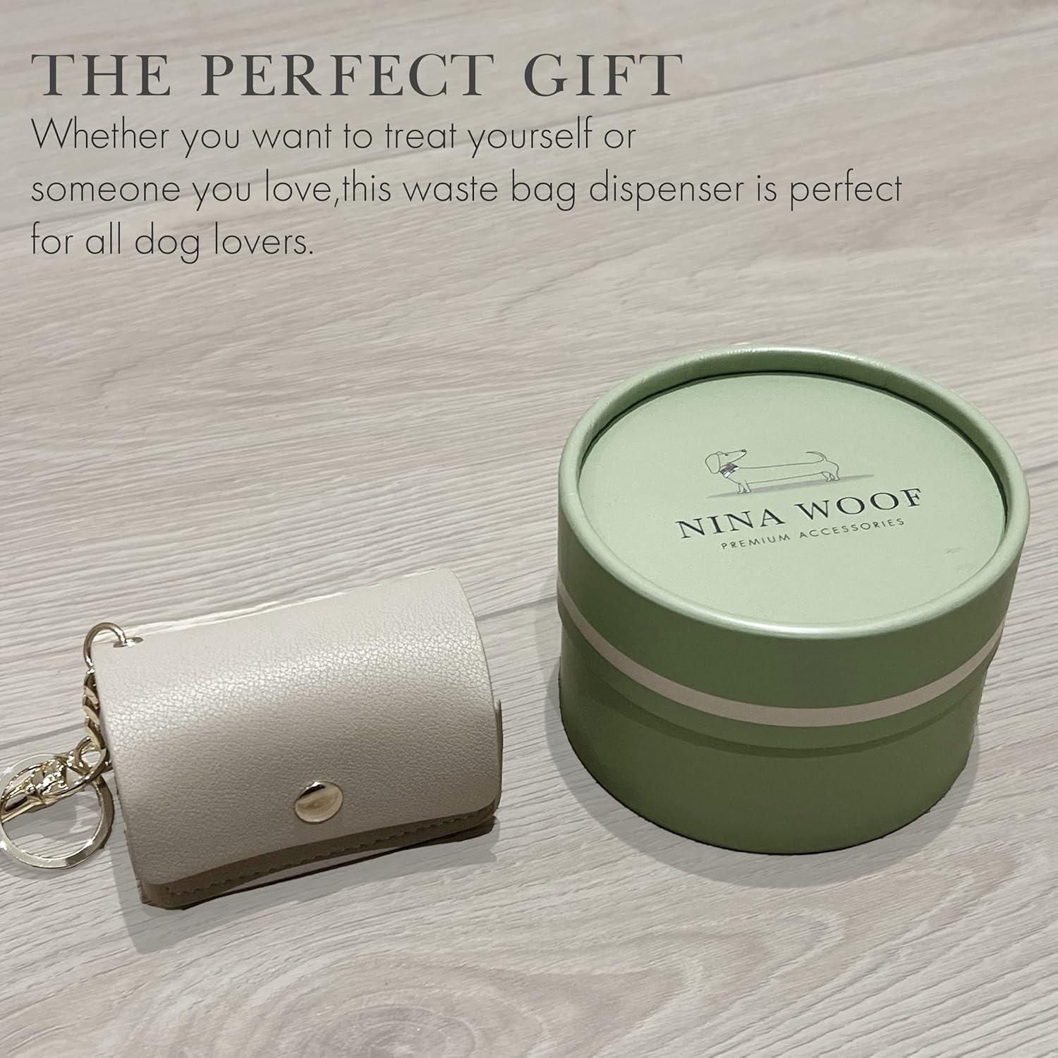 Soporte de Bolsa de Excremento Vegano Nina Woof Gris