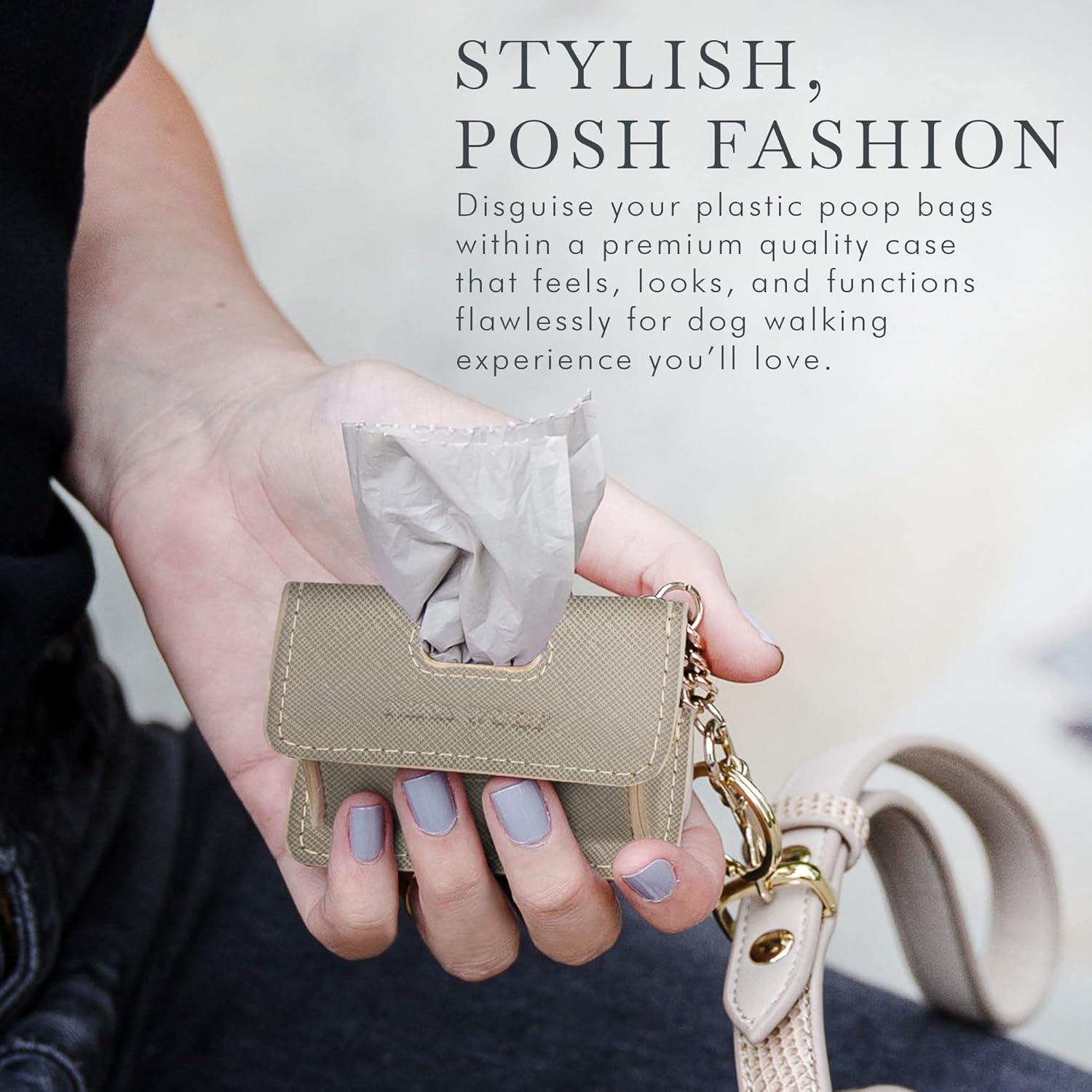 Soporte de Bolsa de Excremento Vegano Nina Woof Gris