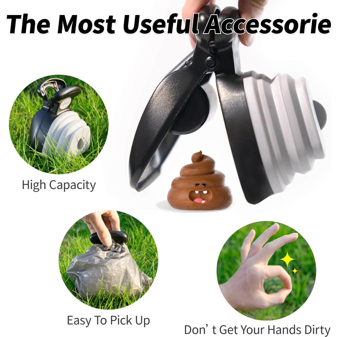 Correa para Perro 2-en-1 POTING Ajustable y Recogedor de Desechos