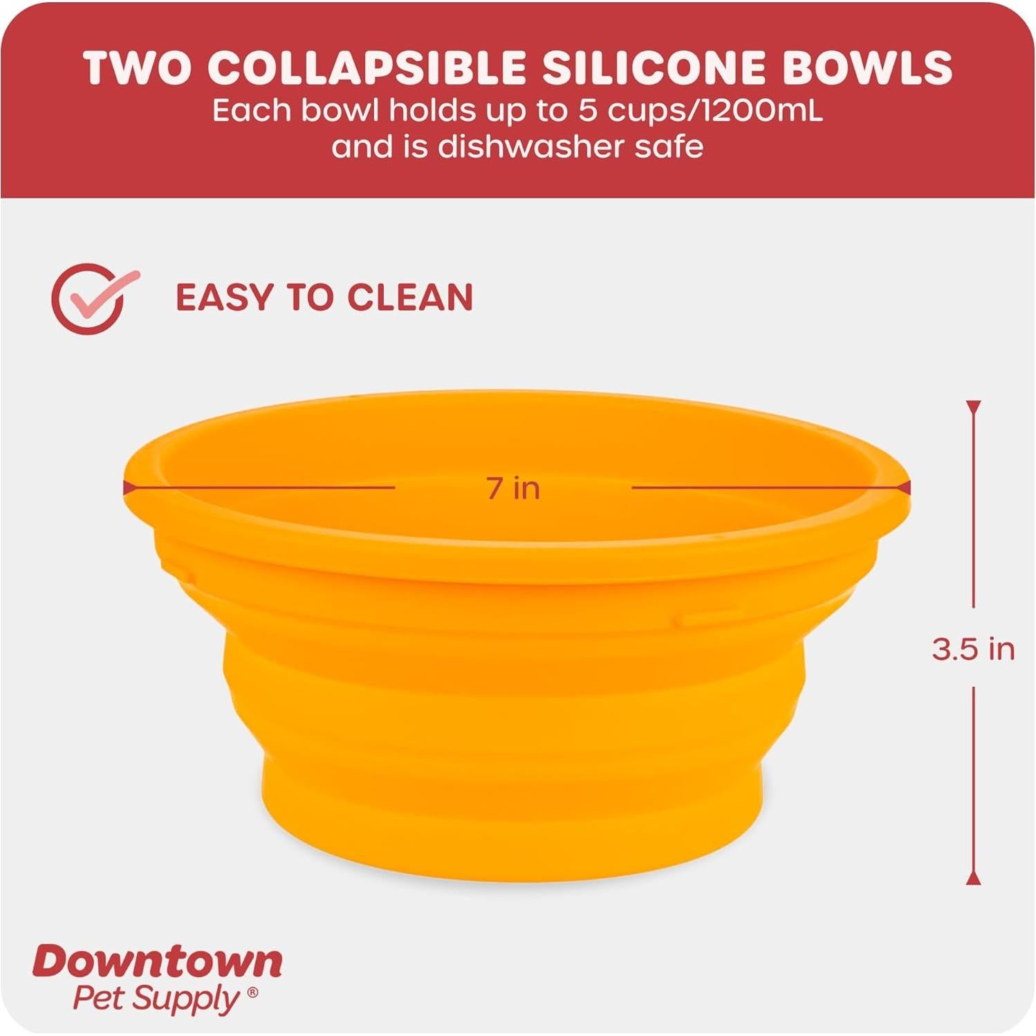 Comedero Elevado Plegable Downtown Pet Supply - 5 Tazas