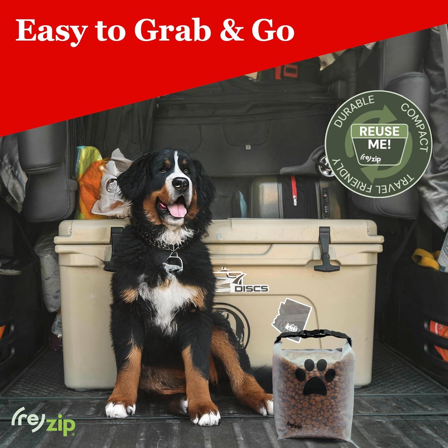 Bolsa de Almacenamiento de Comida para Mascotas re)zip 14 Tazas