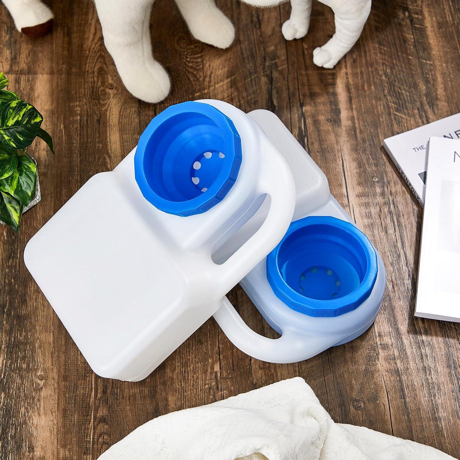 Tazón de Agua Portátil para Perros Ziliny 2.84L a Prueba de Fugas