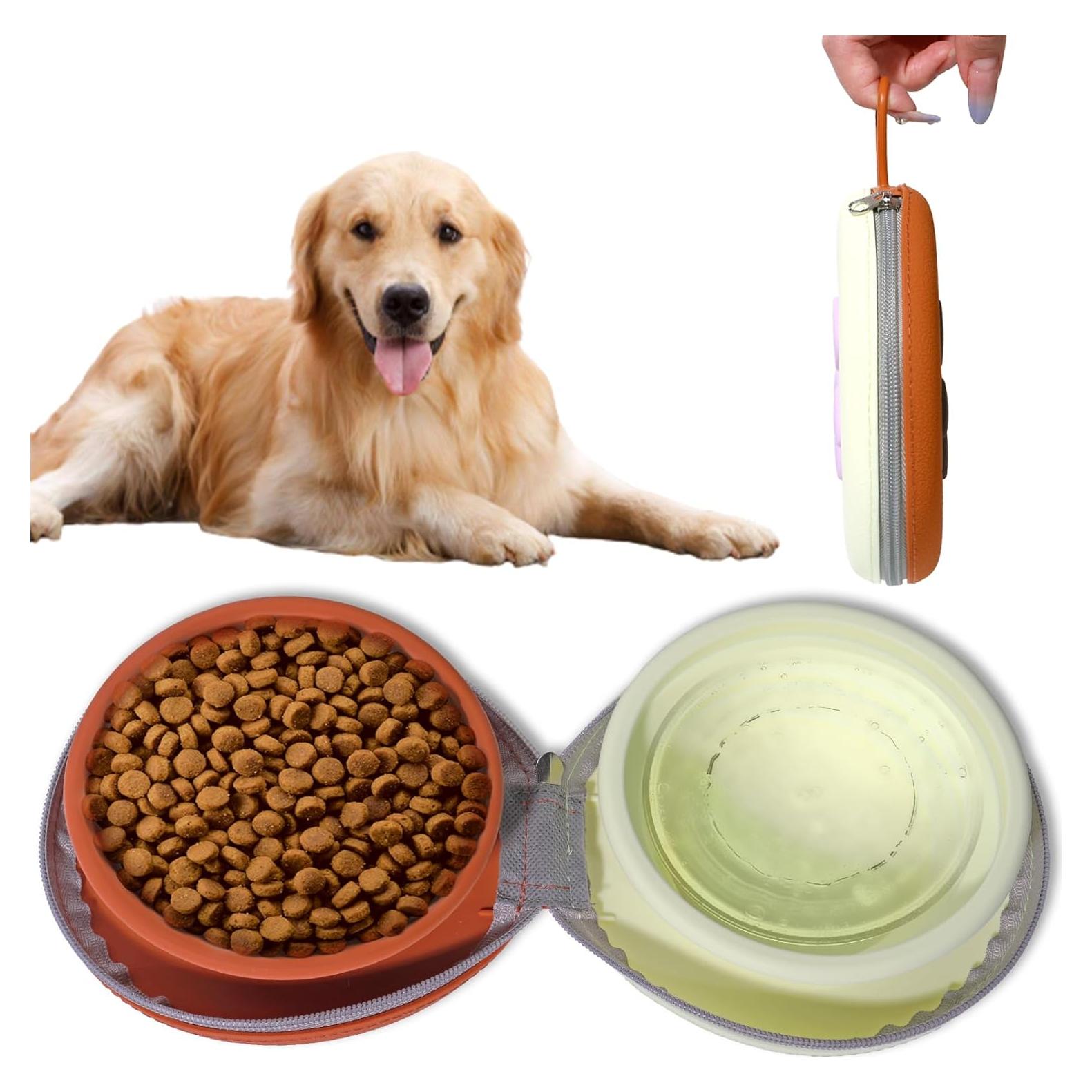 Cuencos Plegables para Perros y Gatos COLDCOOL - Silicona 2 en 1