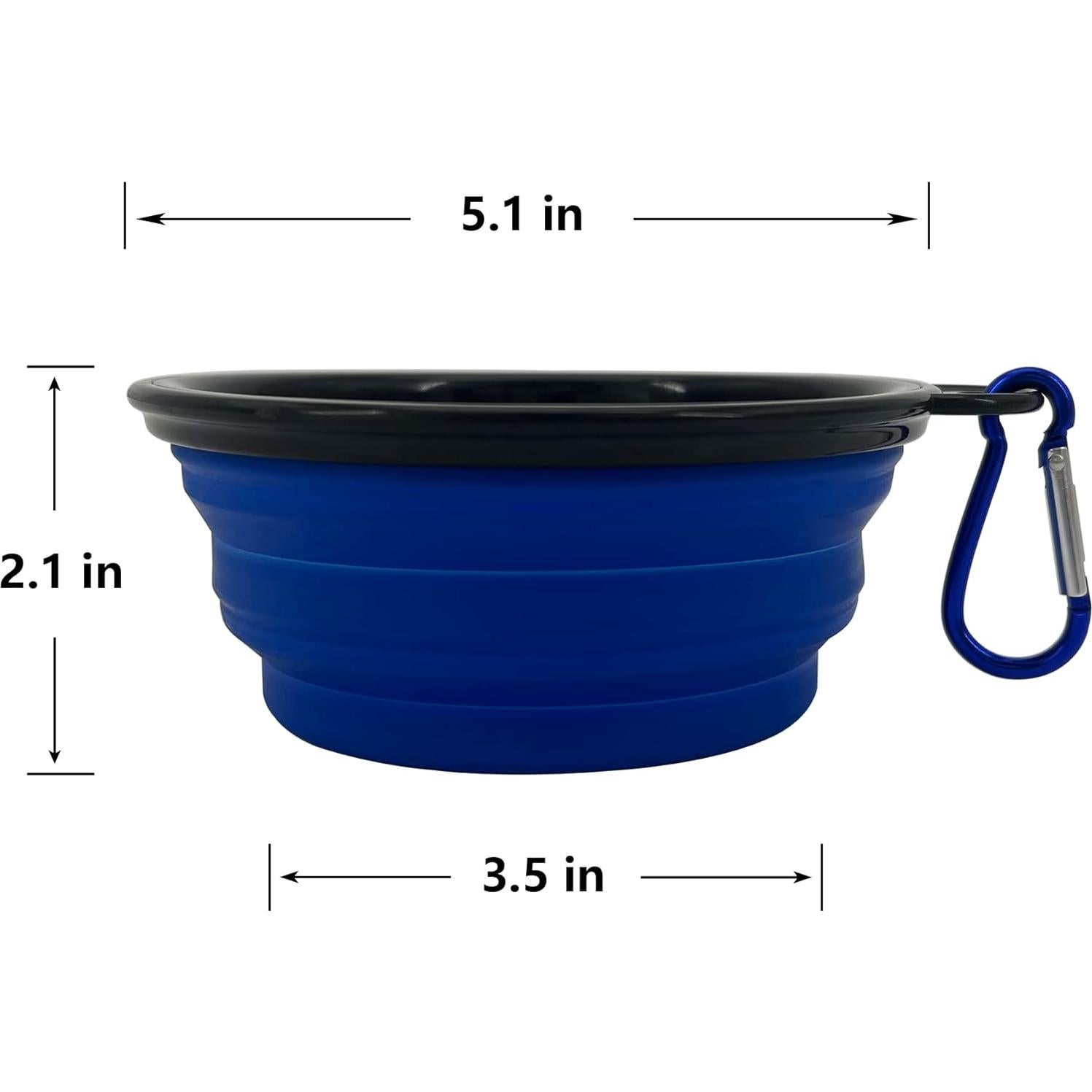 Cuenco Plegable para Perros STKBES - Paquete de 10, Silicona 350ml