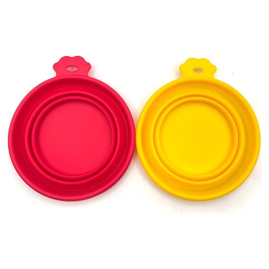 Tazón Plegable Grande LJAUTOJK para Perros y Gatos - 2 Unidades