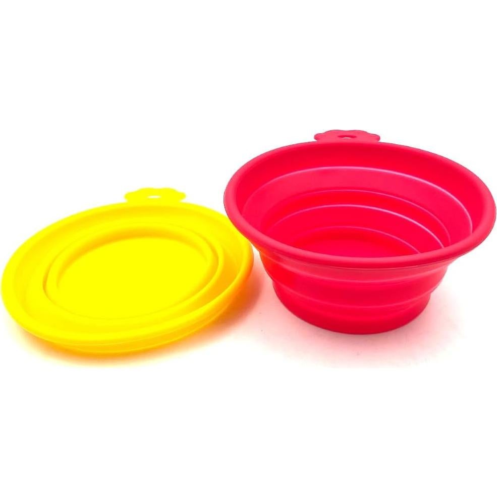 Tazón Plegable Grande LJAUTOJK para Perros y Gatos - 2 Unidades