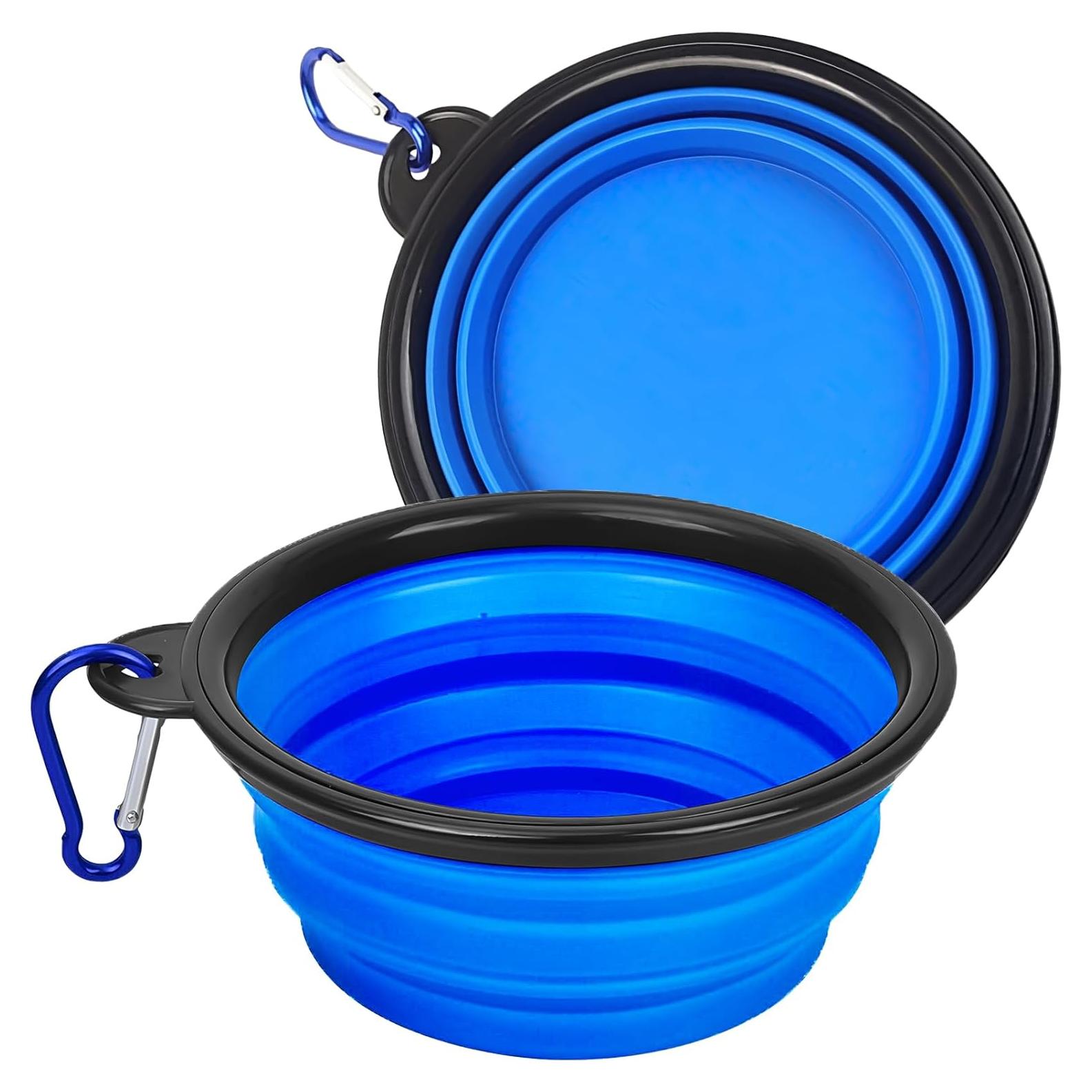 Tazones de Viaje Plegables para Perros Blusaryme 473ml