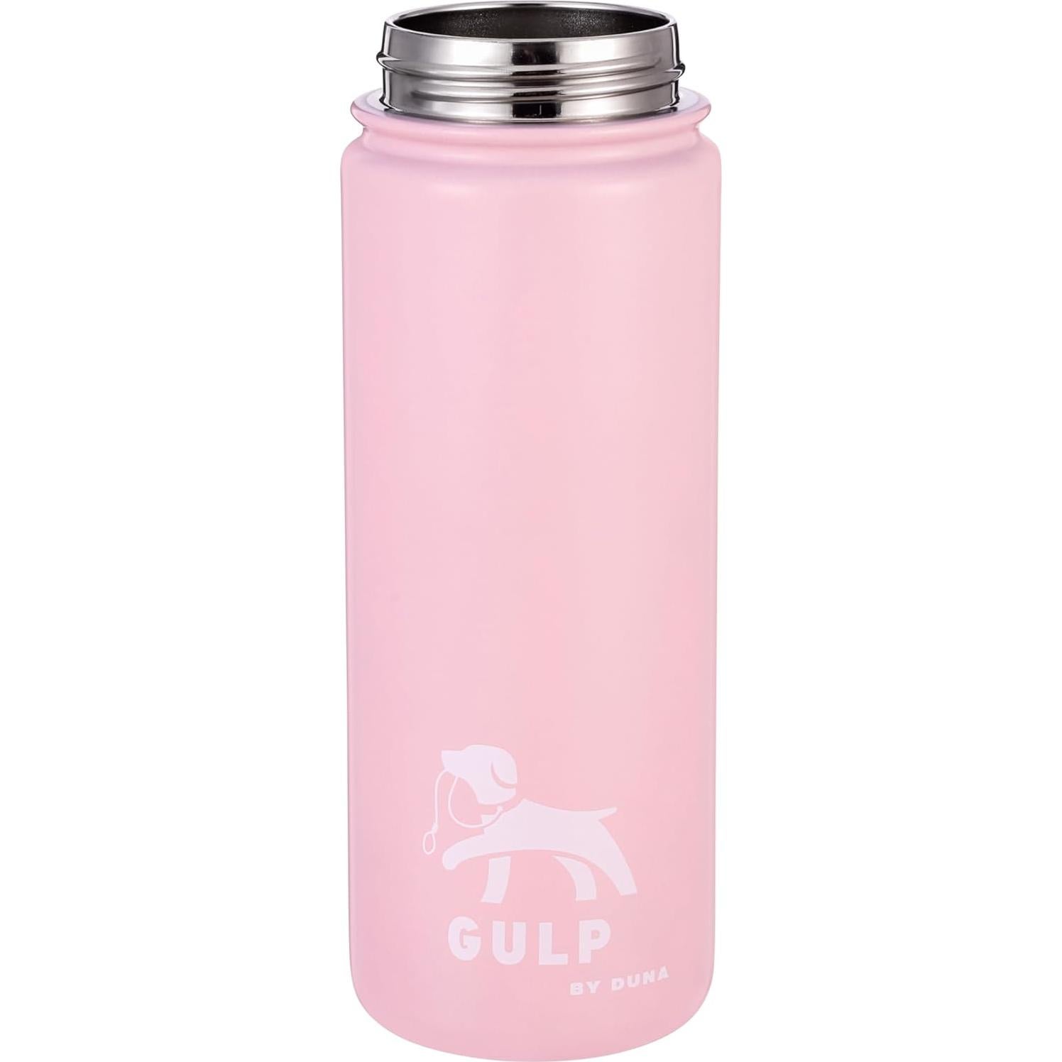 Botella de Agua Aislada Duna para Perros 532 ml Rosa