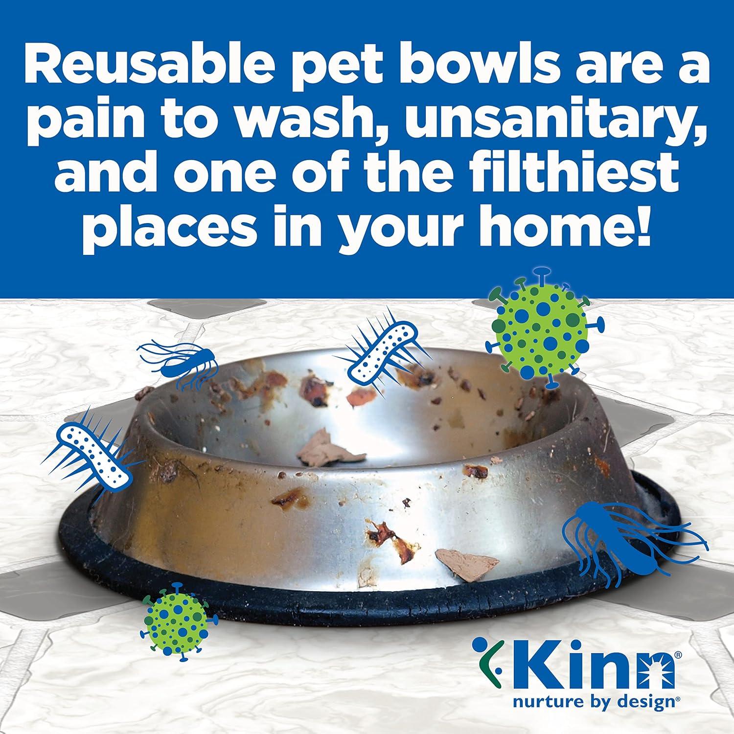Kinn Kleanbowl Cuencos Desechables para Perros 8 oz - Pack 50