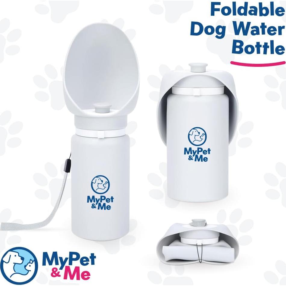 Botella de Agua Plegable para Perros Mi Mascota y Yo 550ml