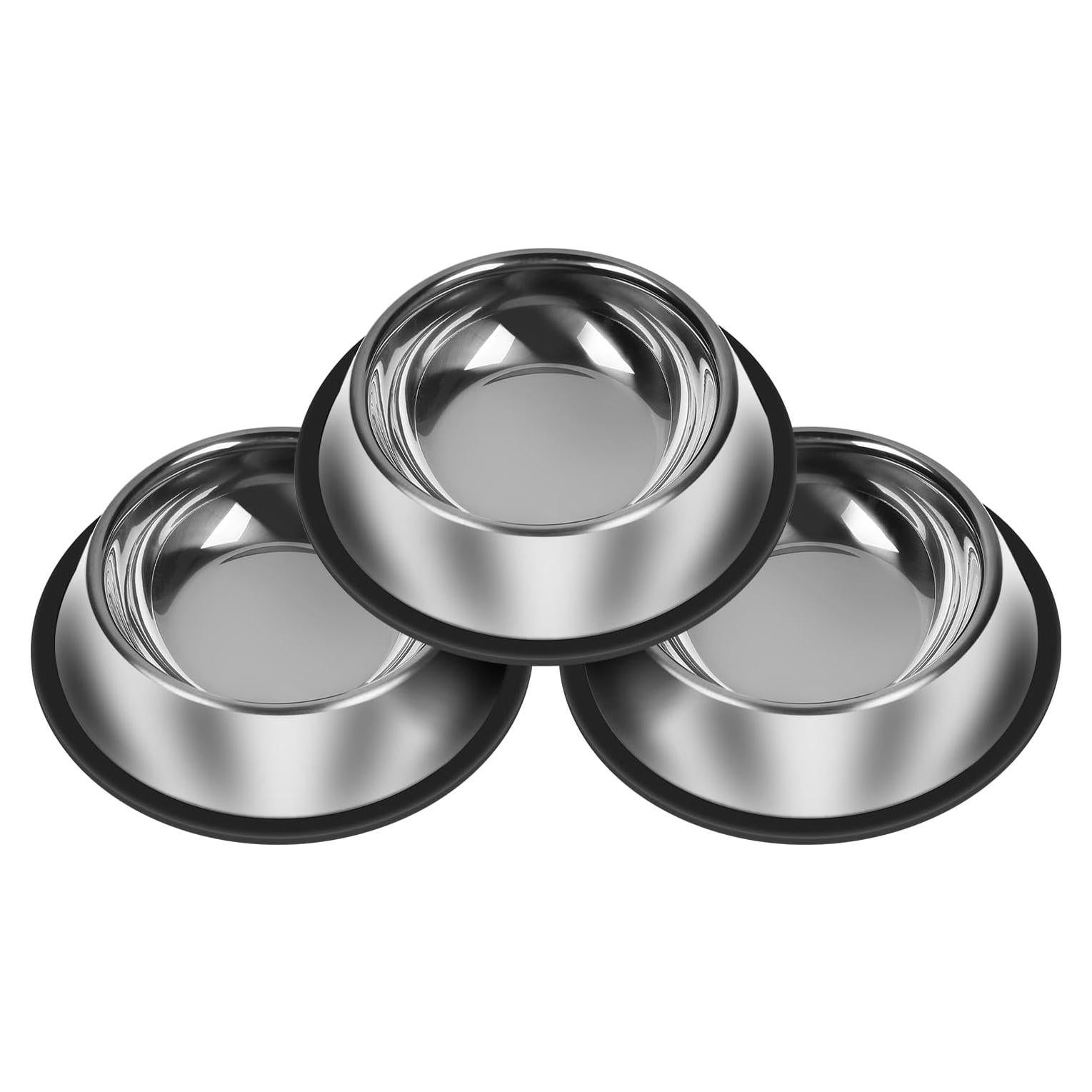 Juego de 3 Tazones Antideslizantes para Perros Serentive 368 ml