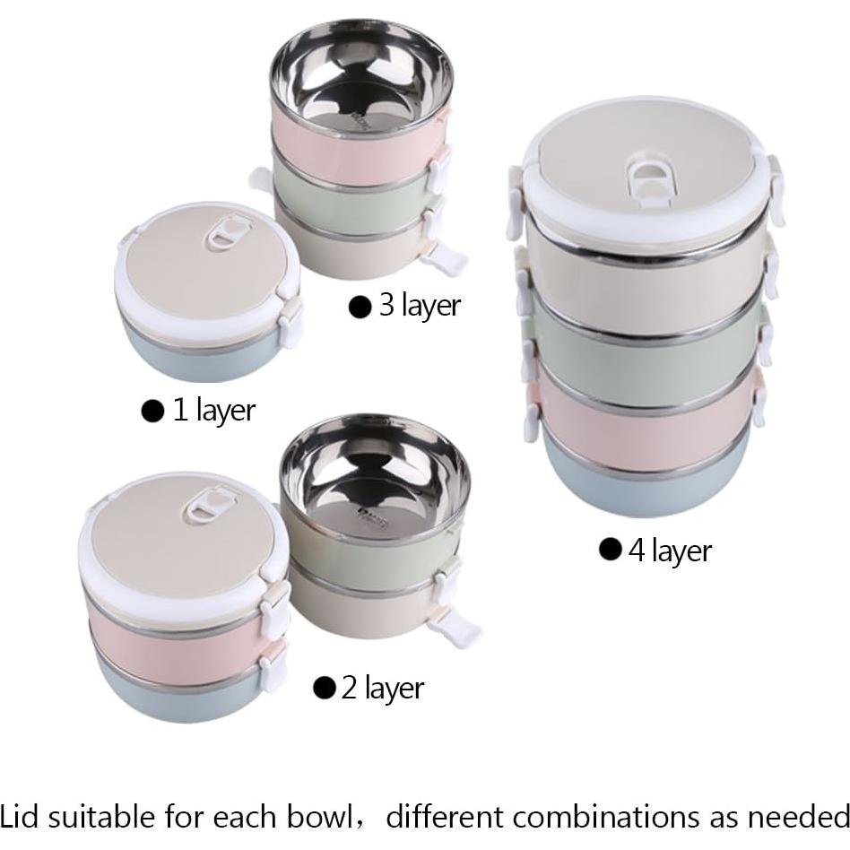 Cuencos de Viaje para Perros CHICIRIS 4 Niveles Acero Inoxidable 0.71L