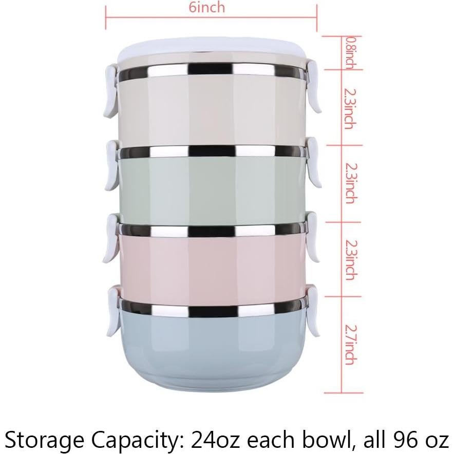 Cuencos de Viaje para Perros CHICIRIS 4 Niveles Acero Inoxidable 0.71L