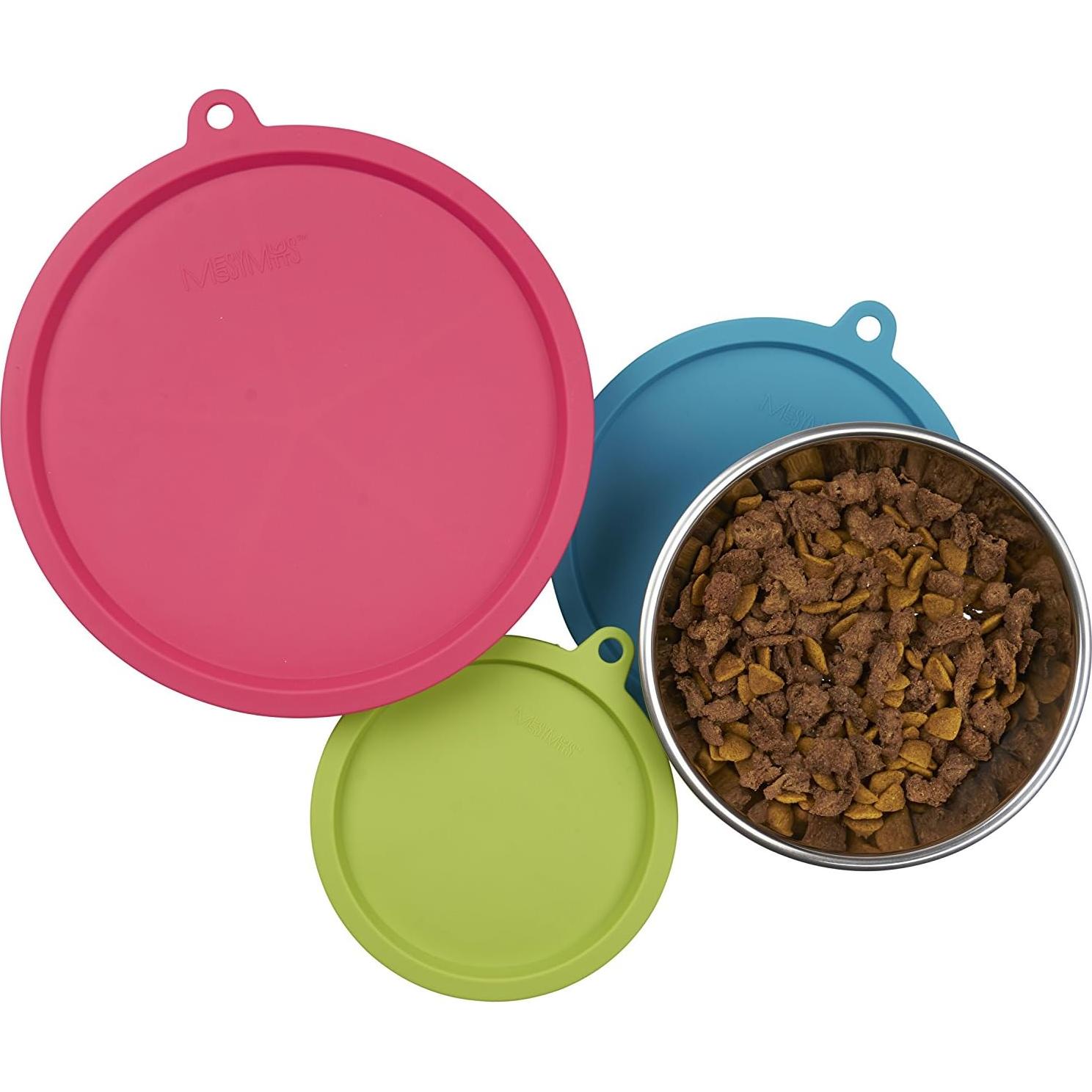 Conjunto 6 Piezas Messy Mutts - 3 Cuencos Acero Inoxidable 1.5 Tazas
