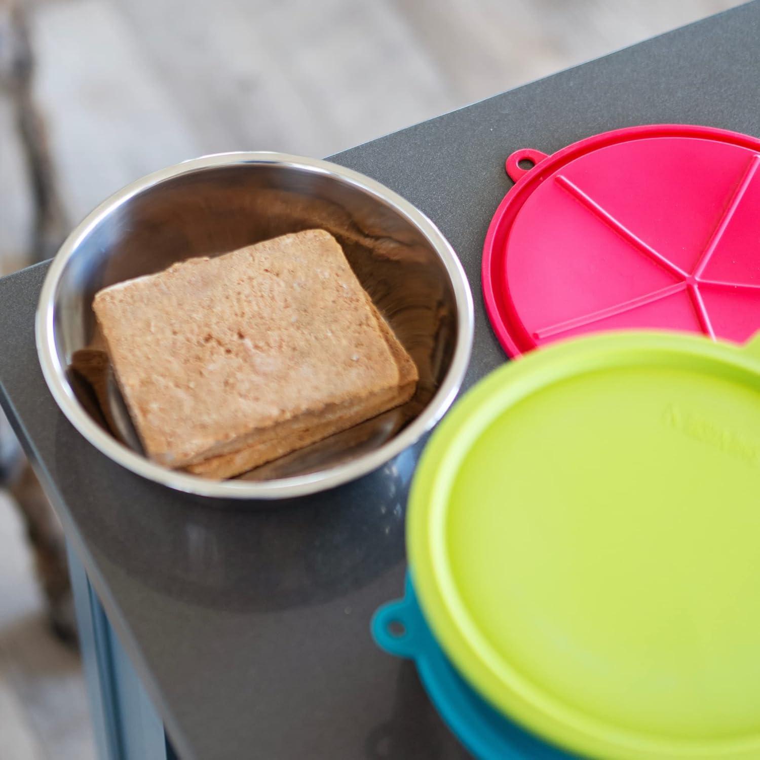 Conjunto 6 Piezas Messy Mutts - 3 Cuencos Acero Inoxidable 1.5 Tazas