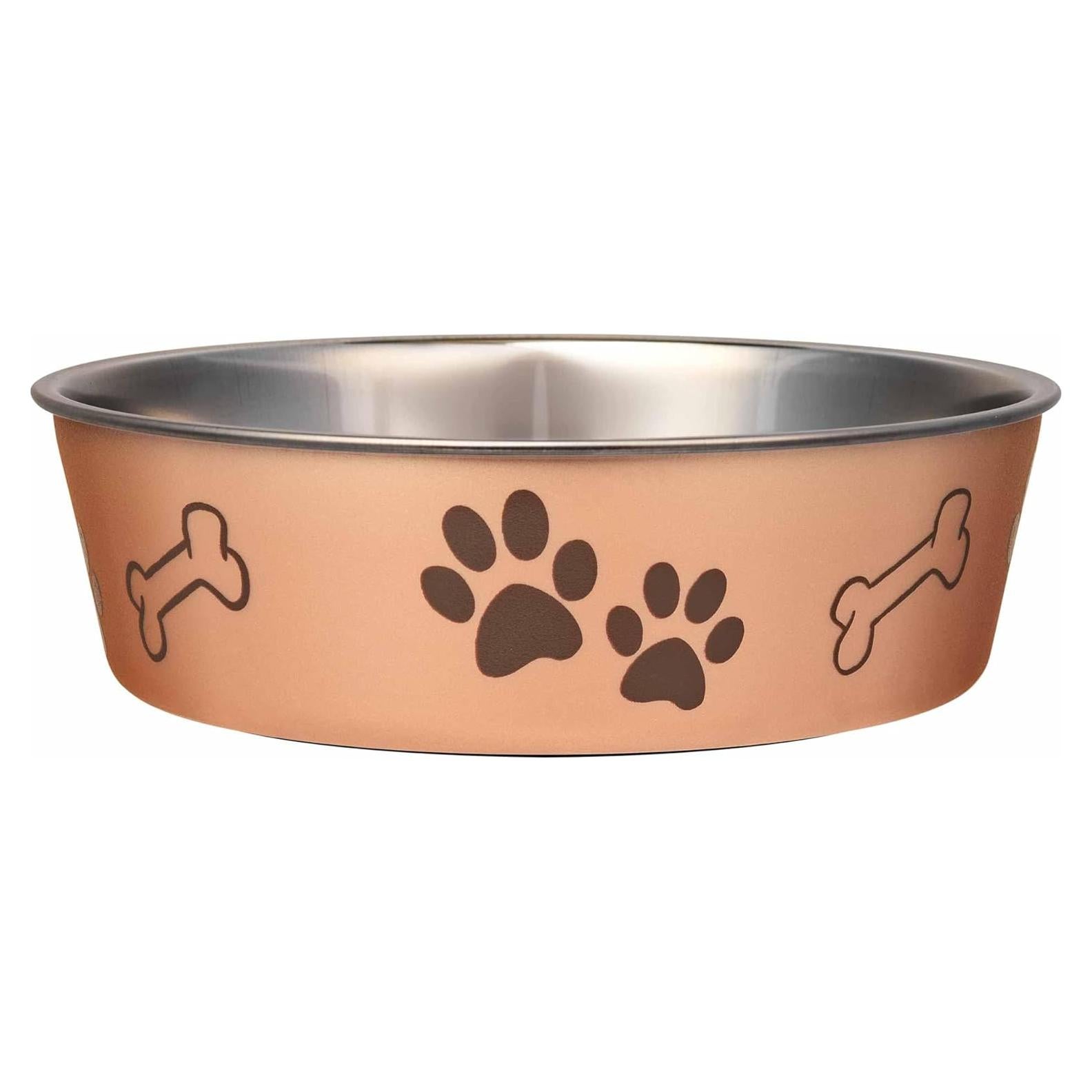 Tazón Antideslizante Grande Loving Pets Bella Acero Inoxidable