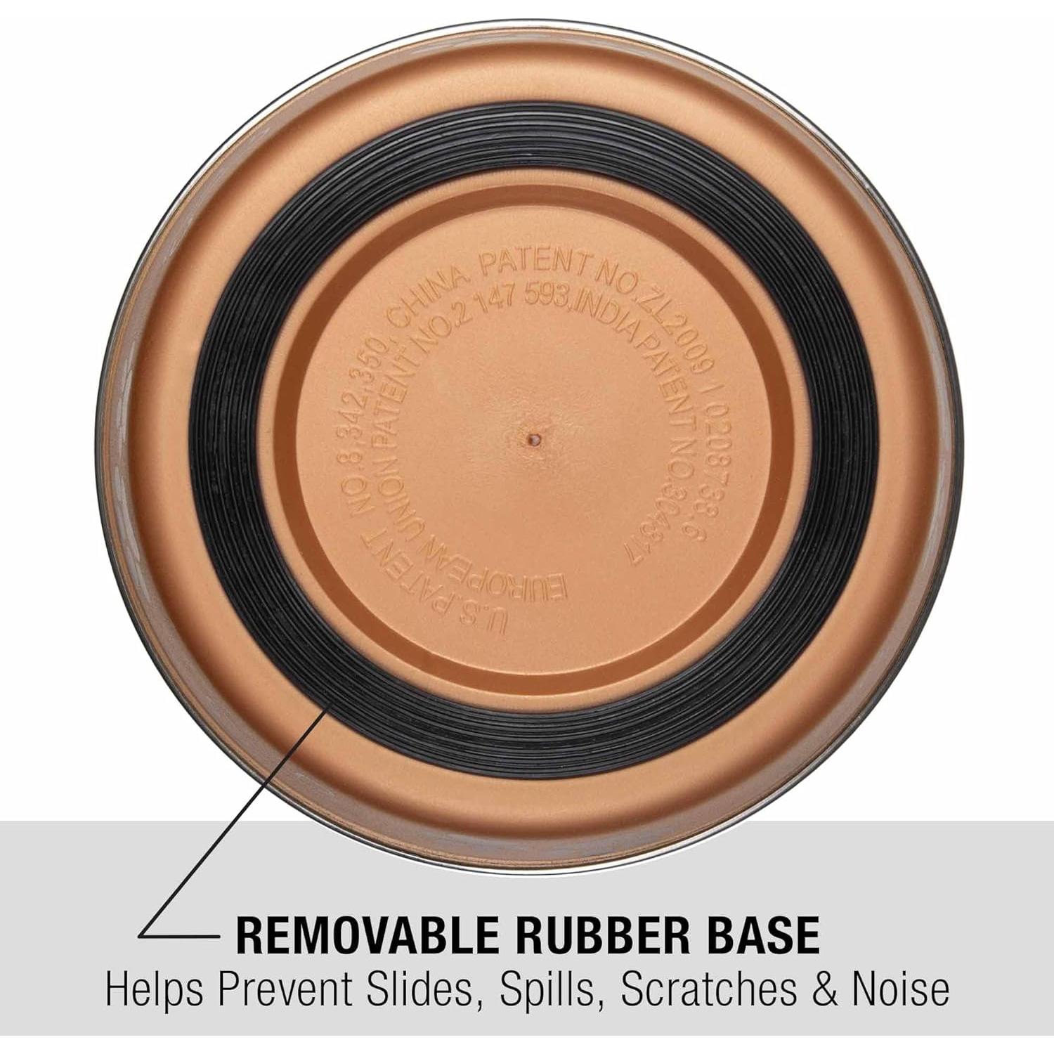 Tazón Antideslizante Grande Loving Pets Bella Acero Inoxidable