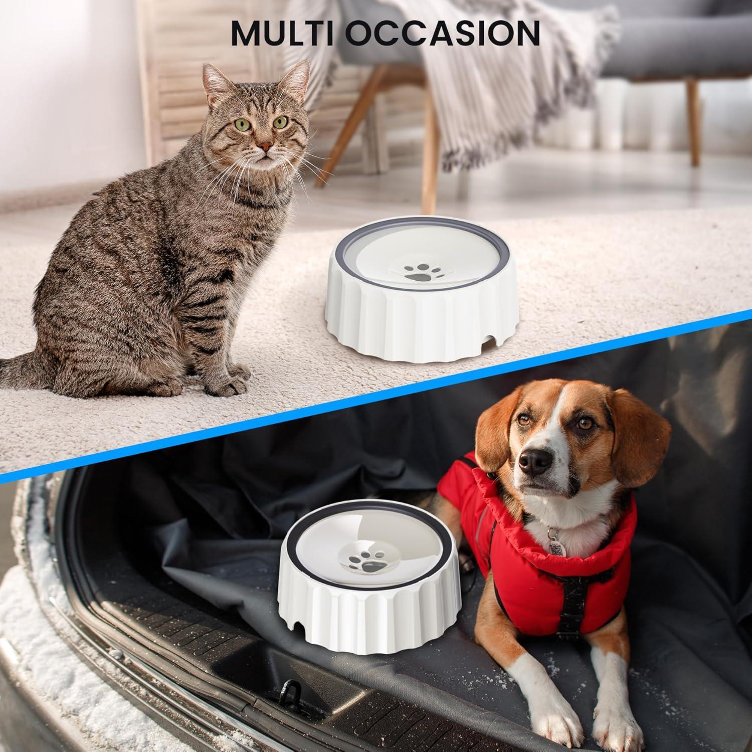 Cuenco de Agua Antideslizante para Perros y Gatos FORWH 2L