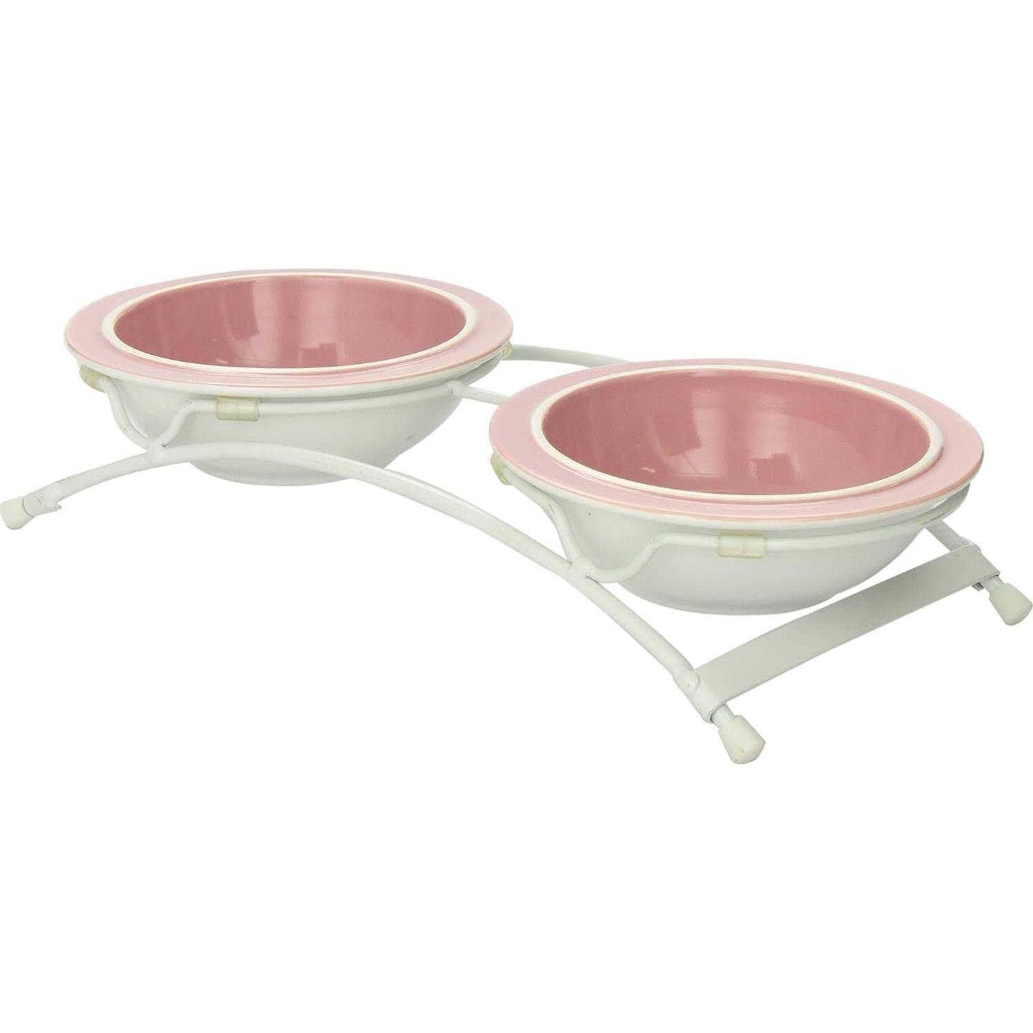 Alimentador Elevado PetRageous Toftees Paws con 2 Tazones Cerámica